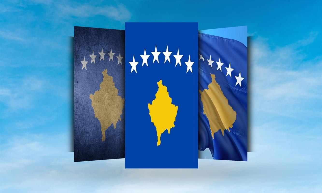 Kosovo Flag Wallpaper for Android