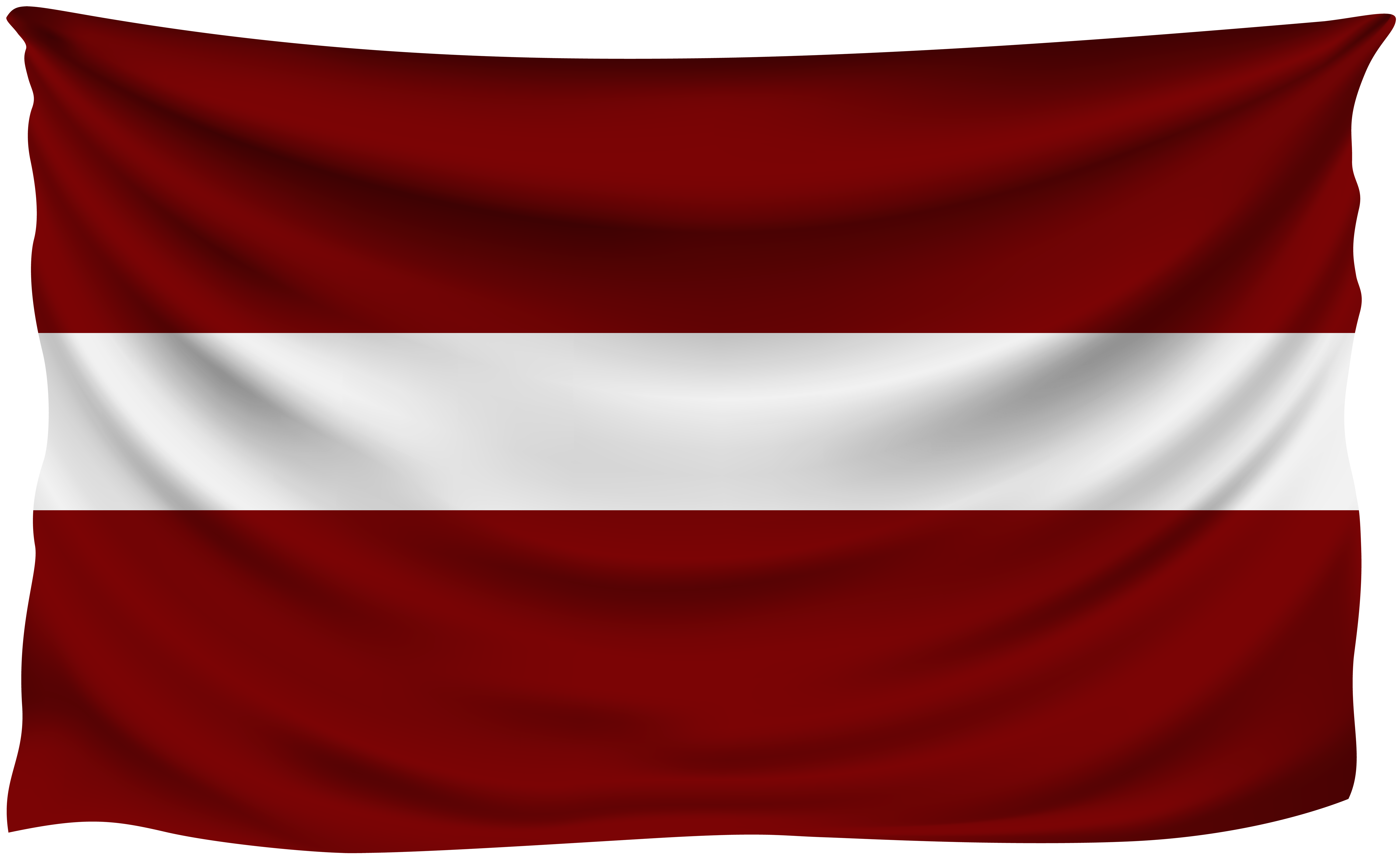 Latvia Wrinkled Flag Quality Image