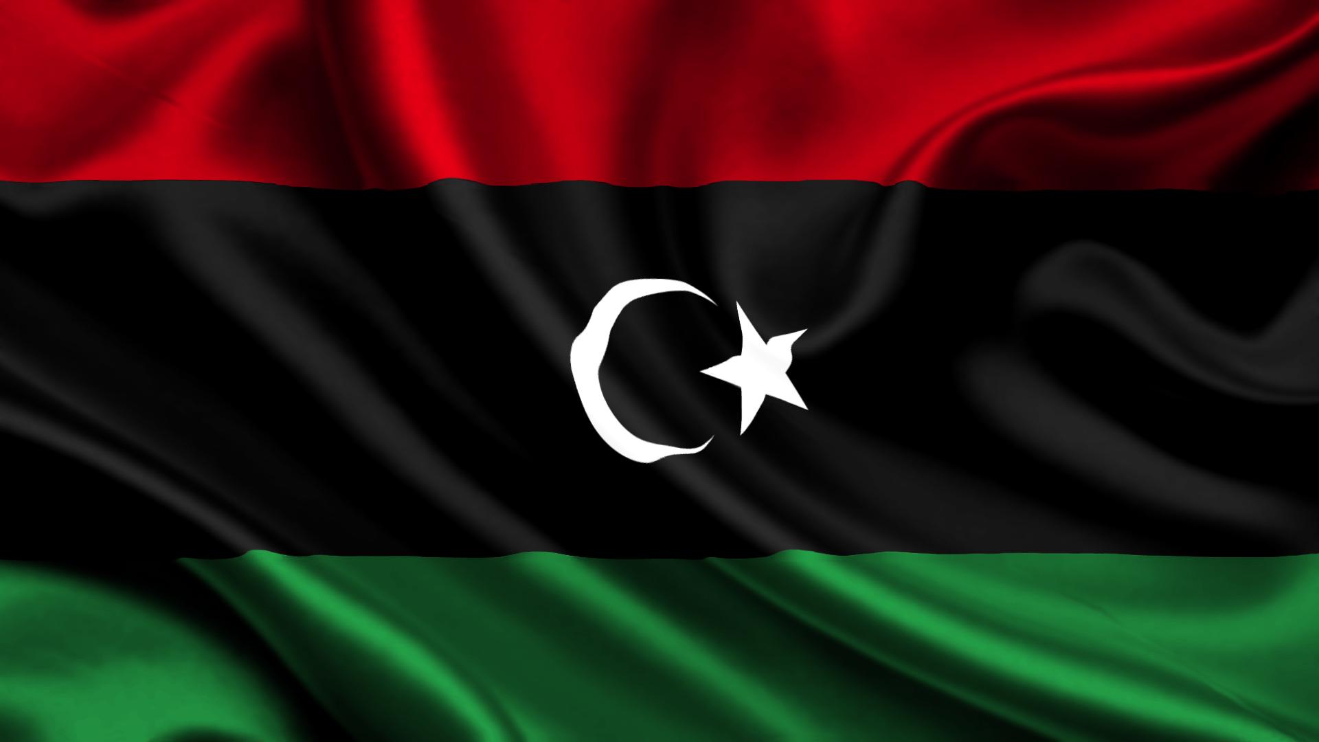 Photos Libya Flag Stripes 1920x1080