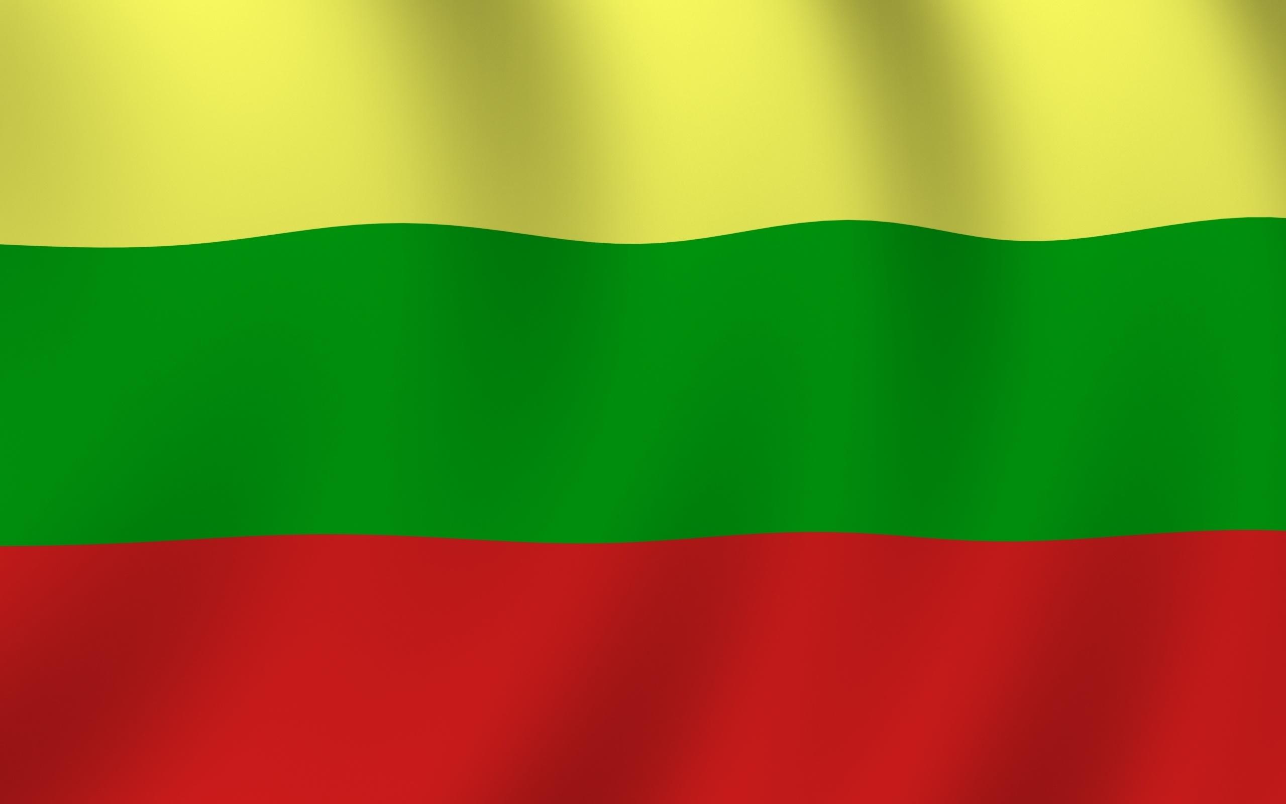 Flag Of Lithuania HD Wallpaper