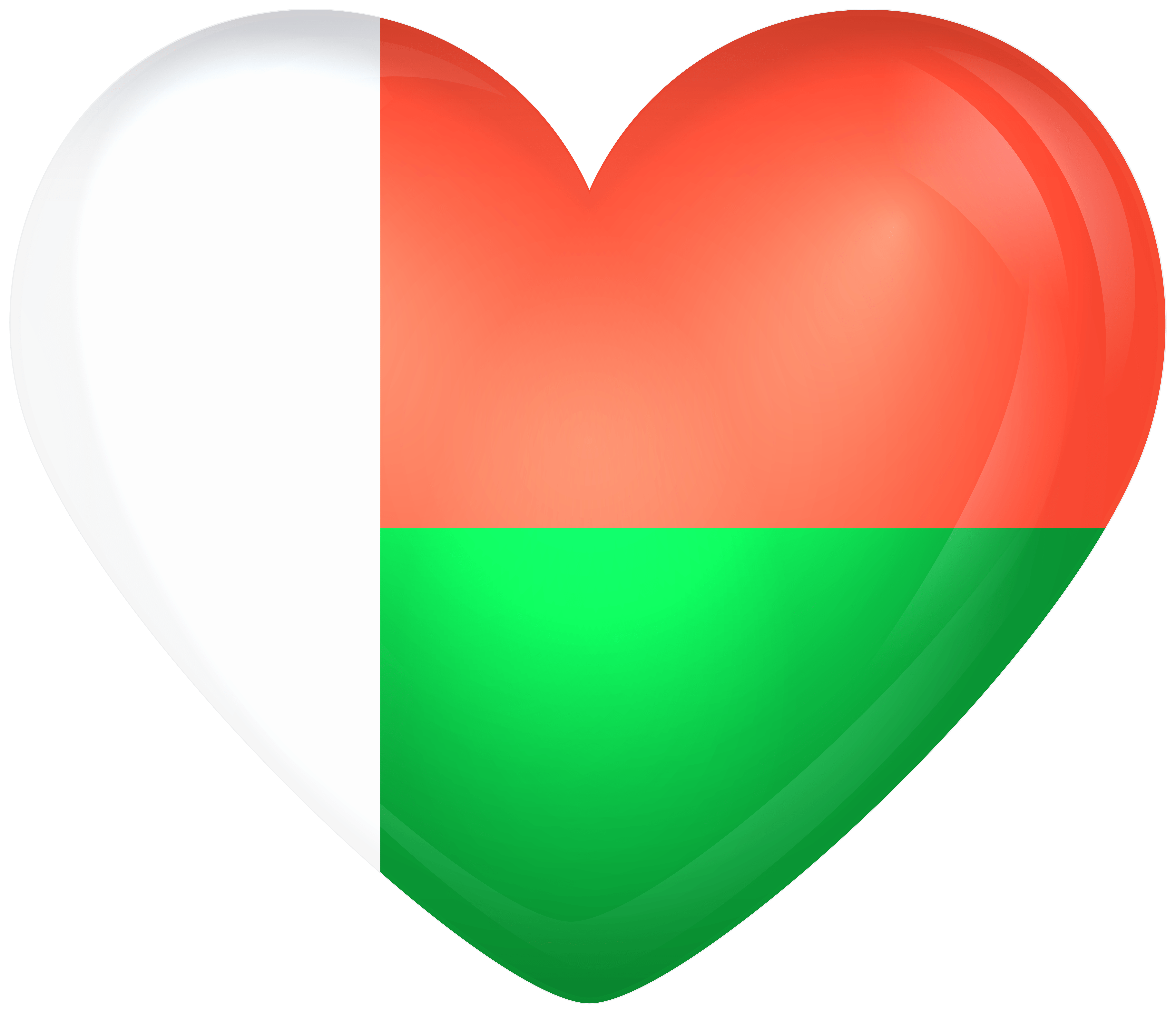 Madagascar Large Heart Flag Quality