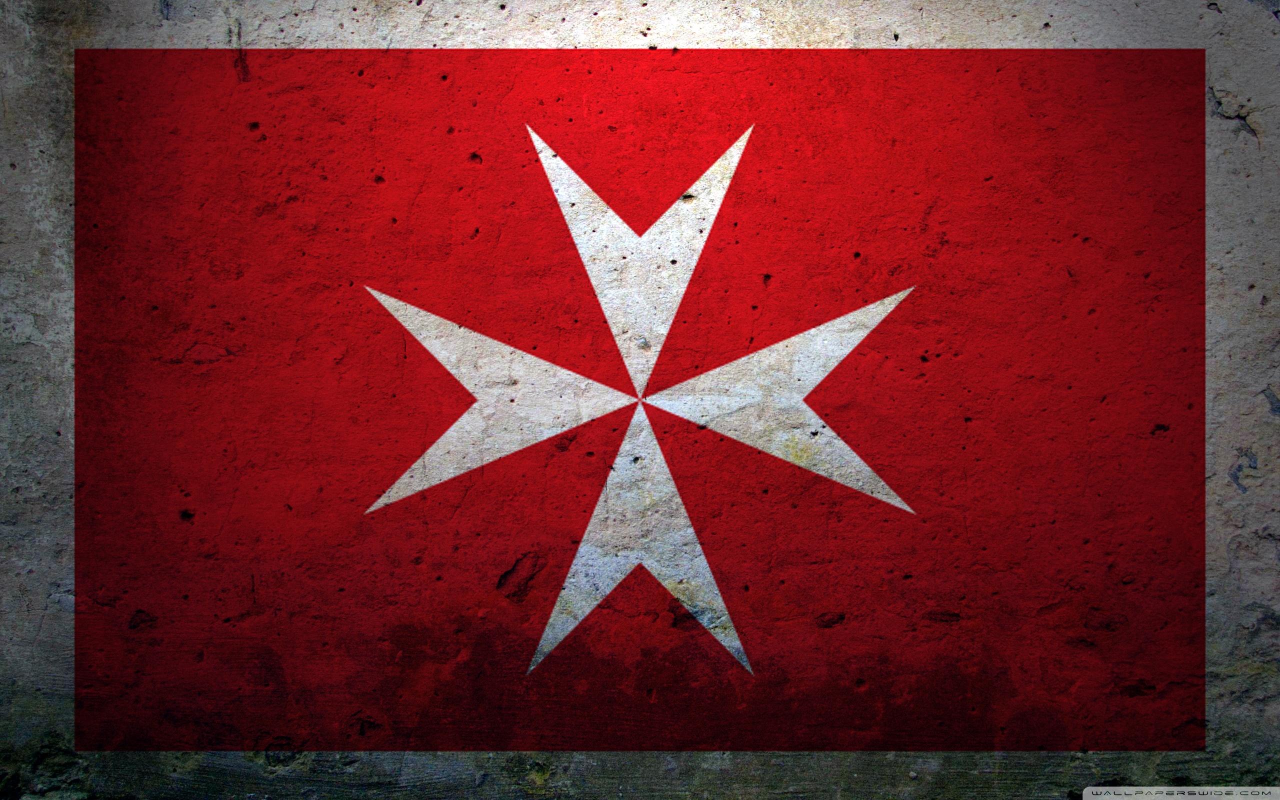 Grunge Civil Ensign Of Malta ❤ 4K HD Desktop Wallpaper for 4K Ultra