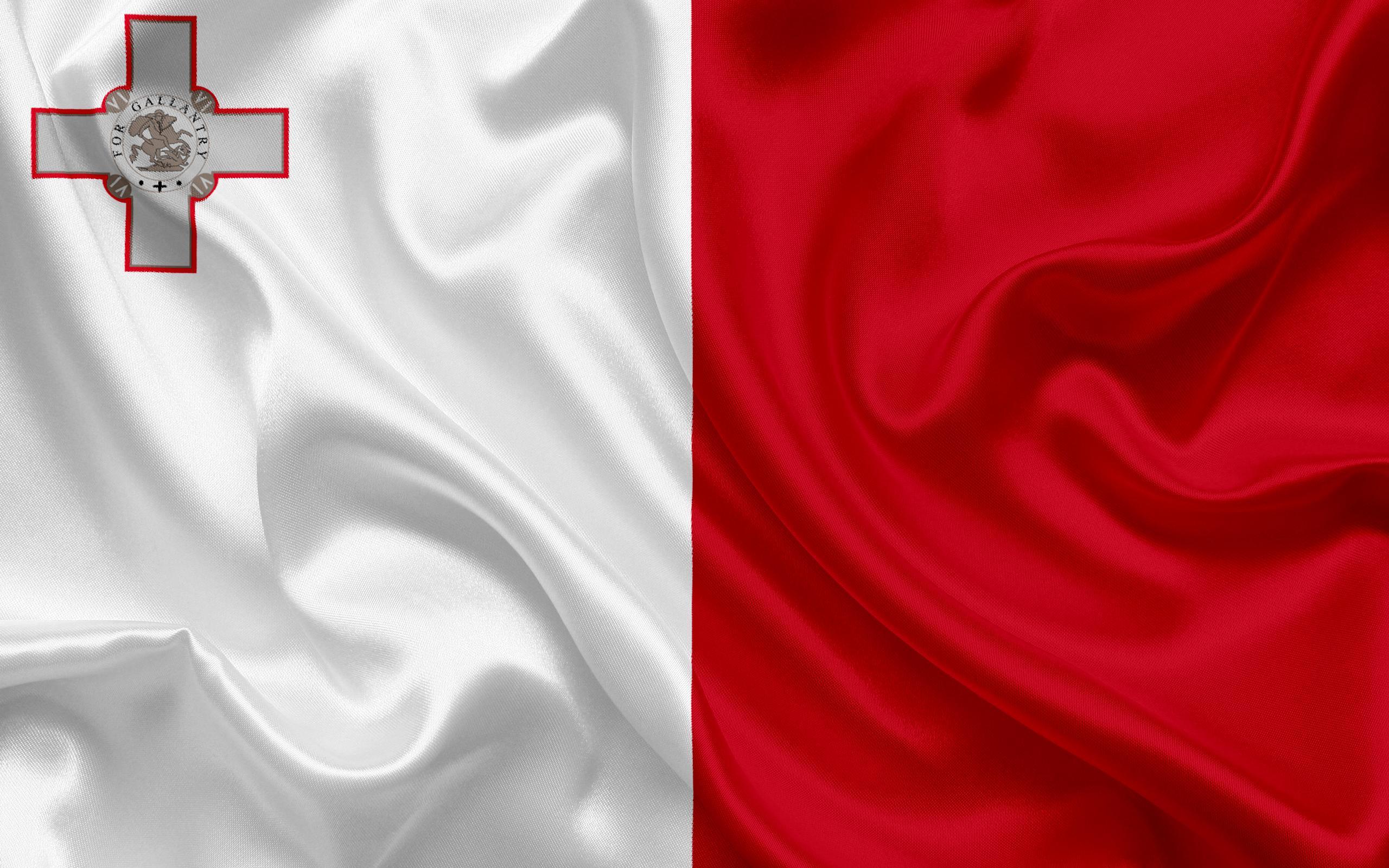 Download wallpaper Malta flag, Malta, Europe, flag of Malta