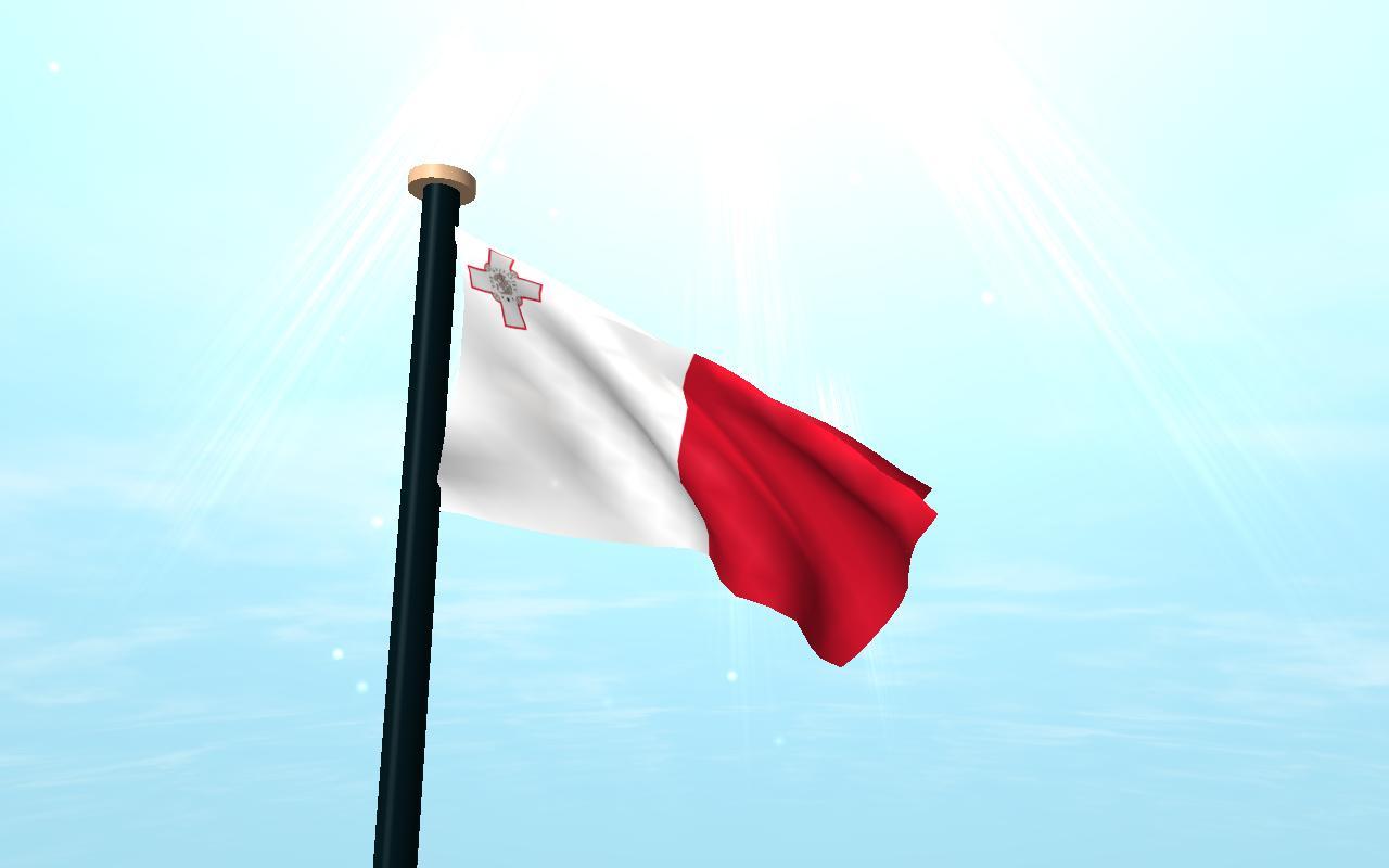 Malta Flag 3D Free Wallpaper for Android