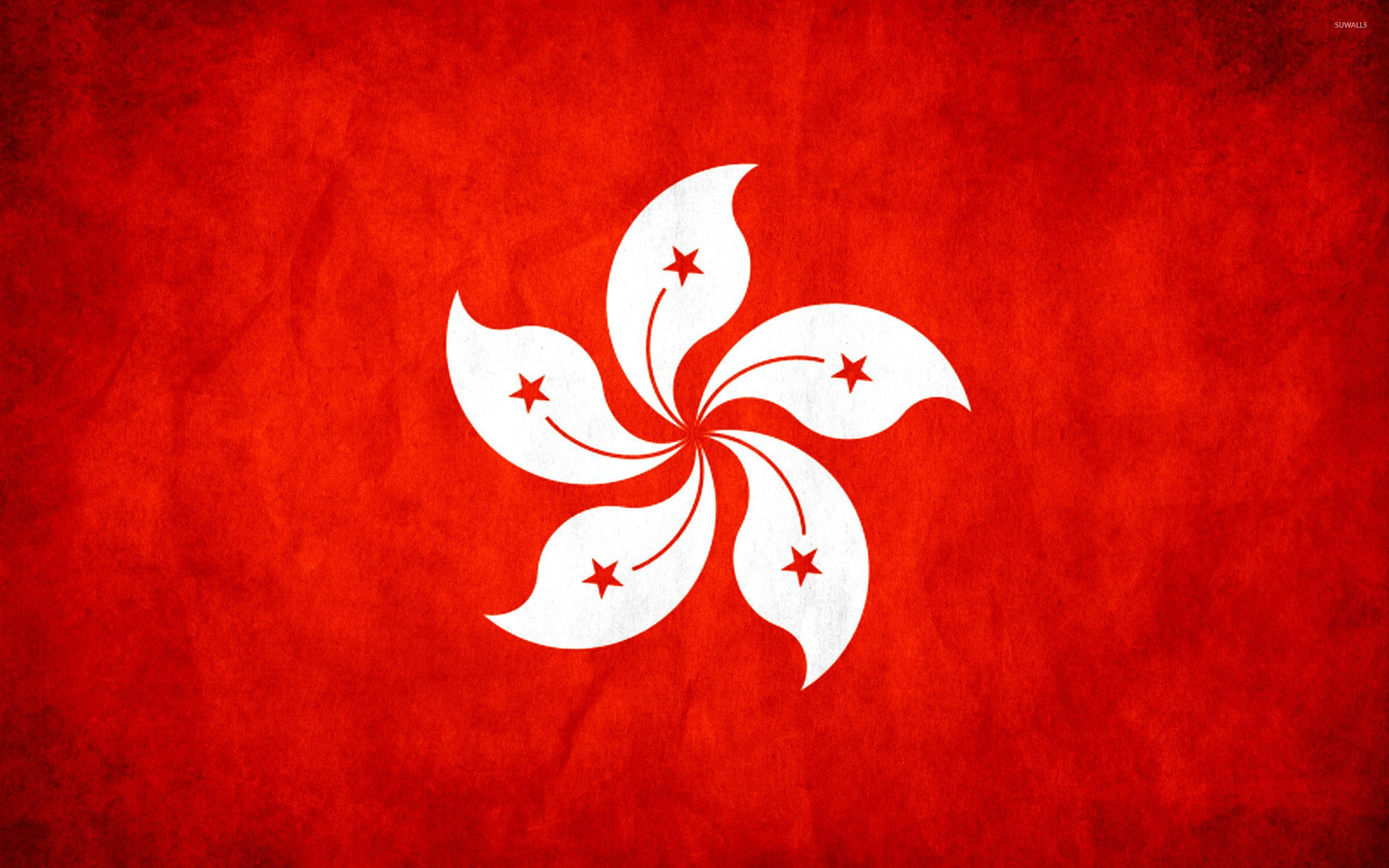 Flag of Hong Kong wallpaper Art wallpaper