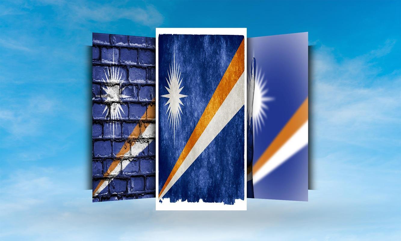Marshall Islands Flag Wallpaper for Android