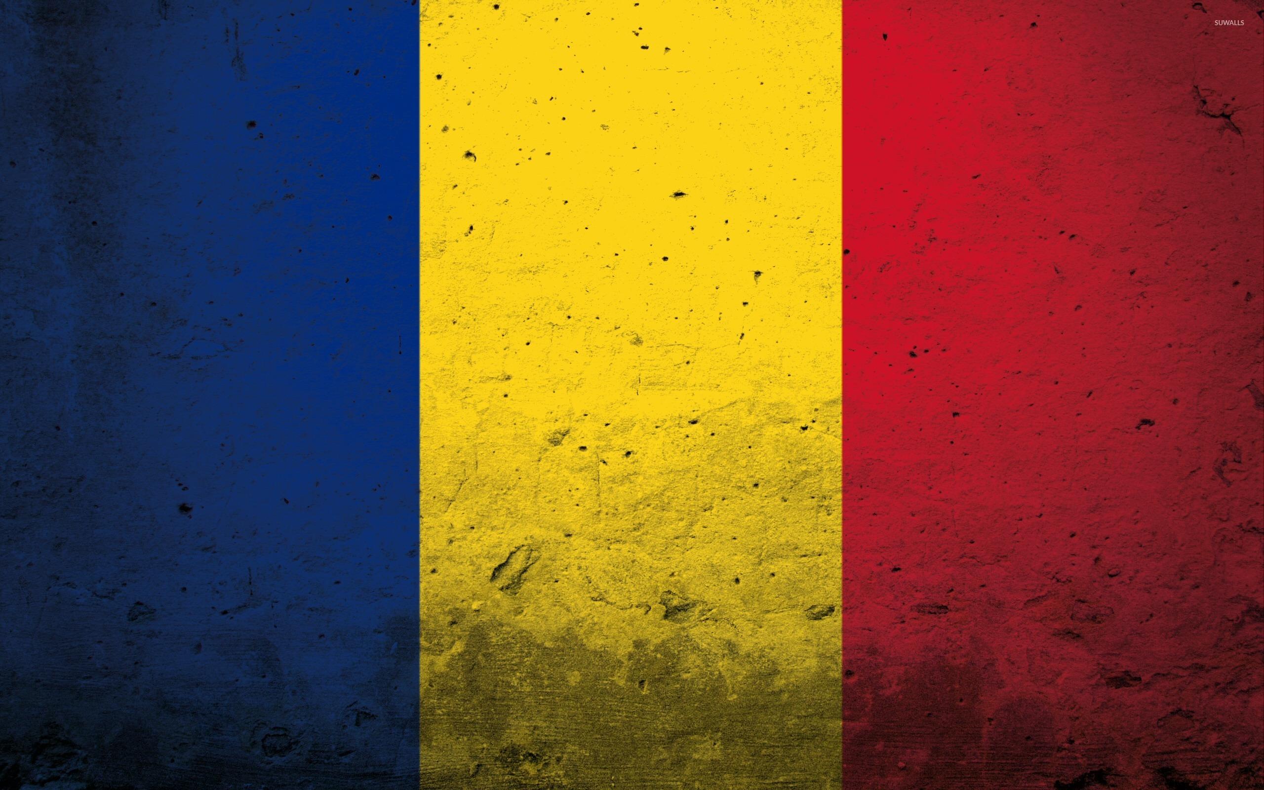 Flag of Romania wallpaper Art wallpaper