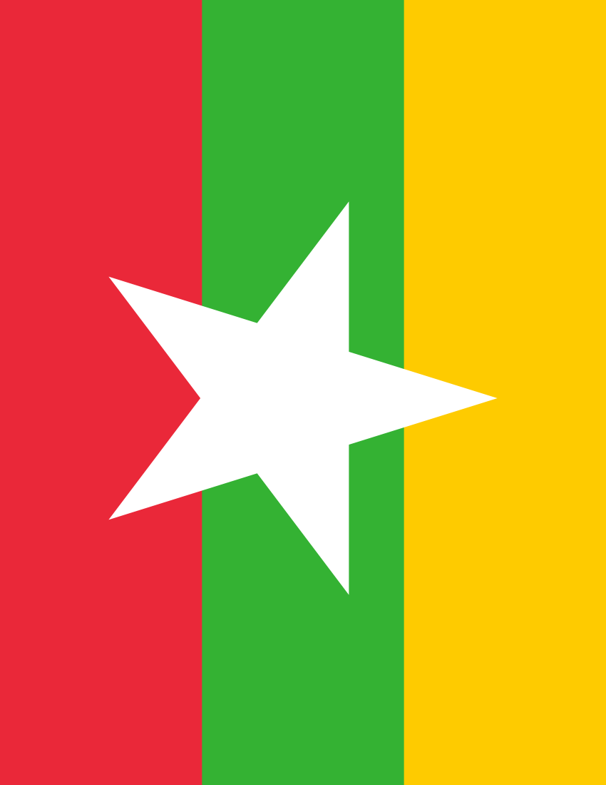 Myanmar flag png 6 PNG Image