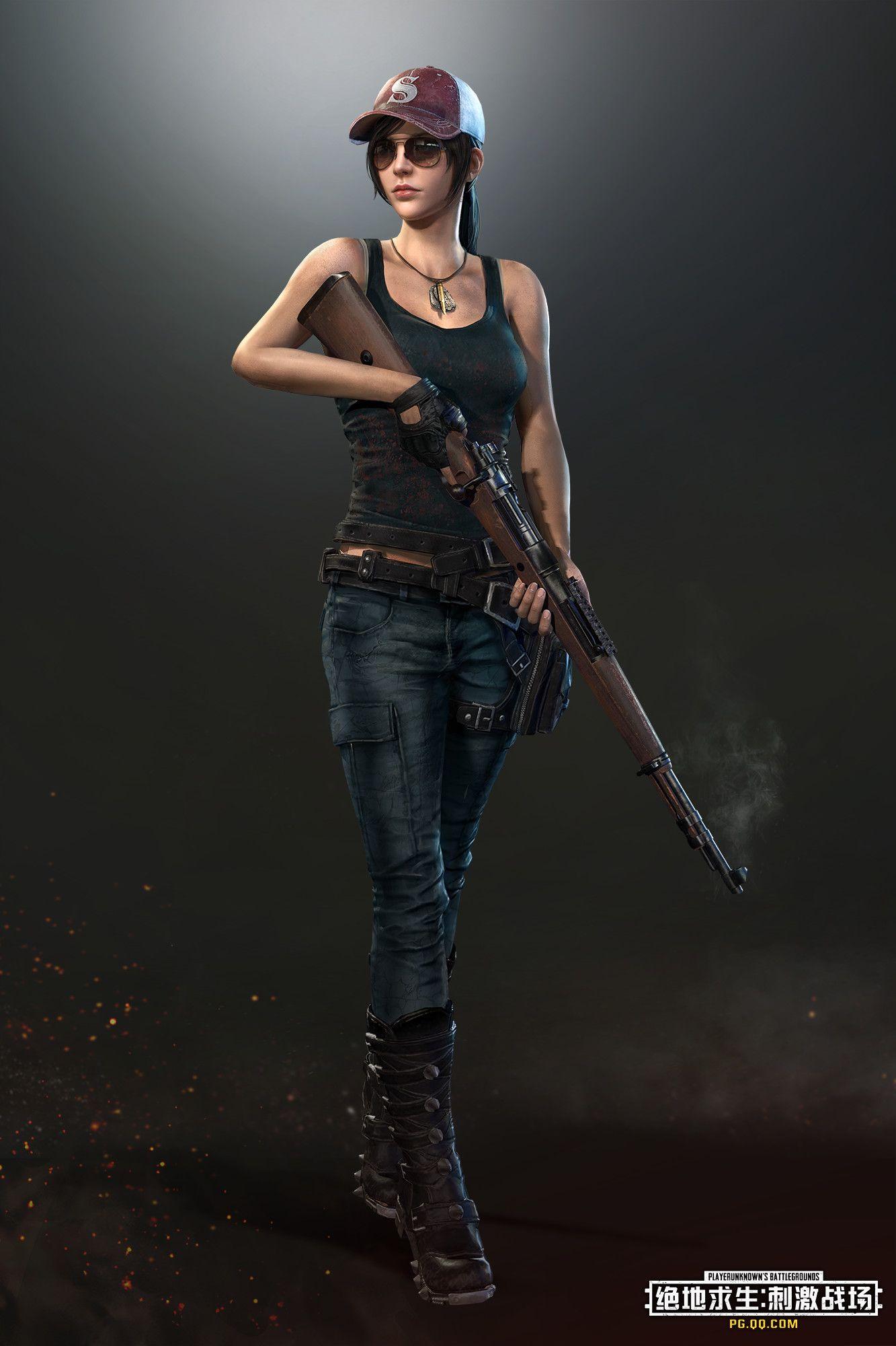 Pubg Mobile Girl Character Dark Hd Wallpapers Wallpaper Cave