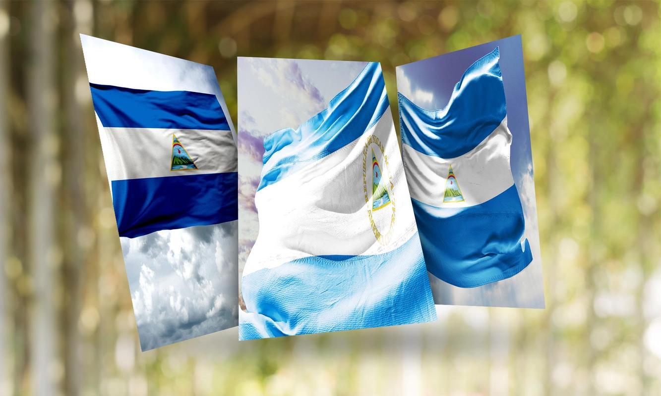 Nicaragua Flag Wallpaper for Android