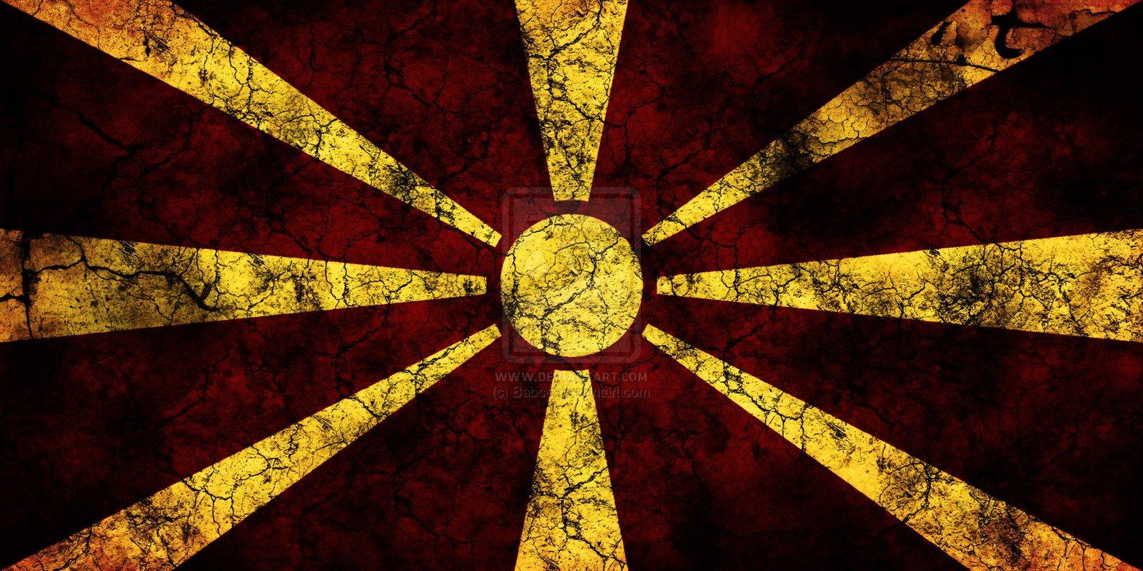 Flag of the Republic of Macedonia HD Wallpaper. Background