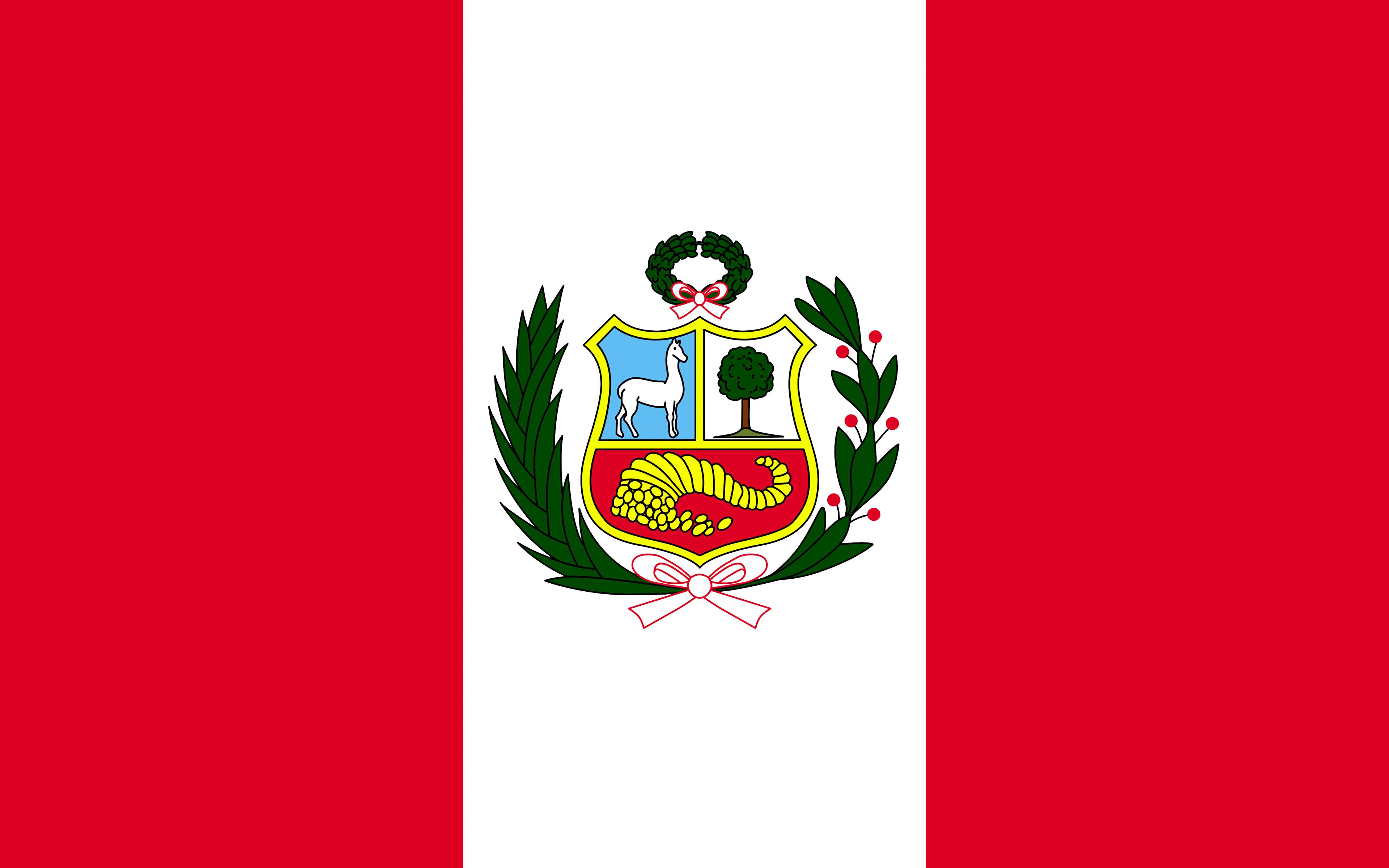 Image Peru Flag Stripes 3840x2400