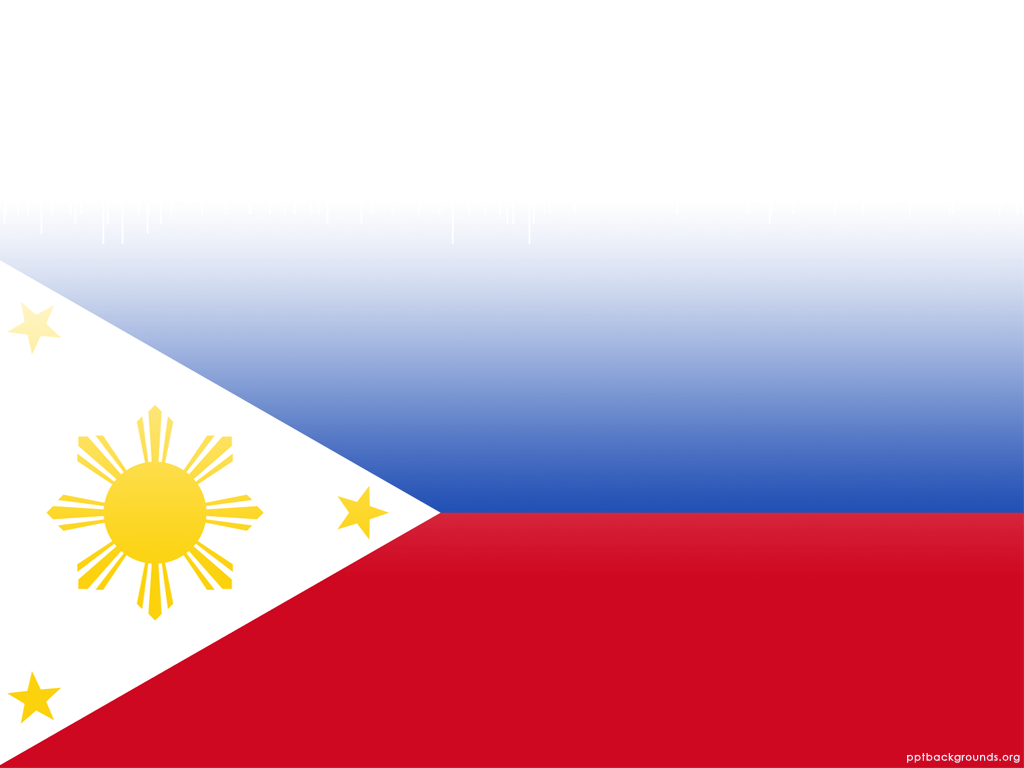 Philippine Flag Background For PowerPoint PPT