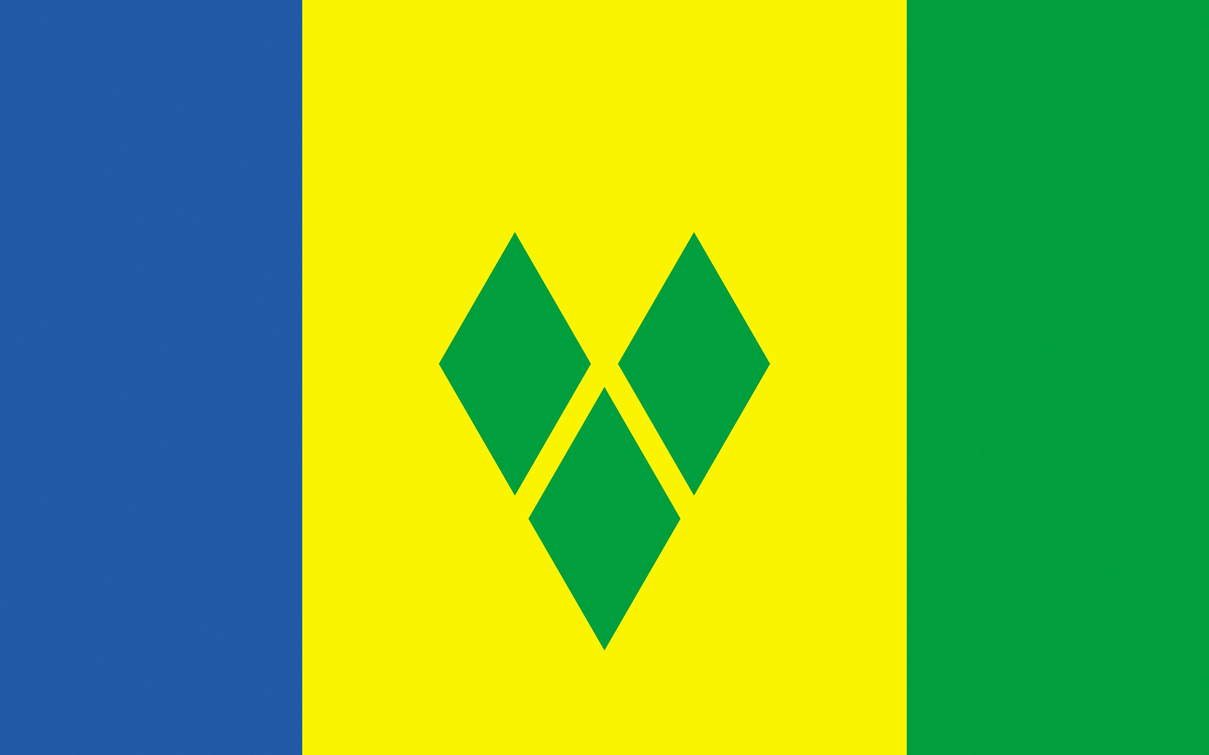 Picture Saint Vincent and the Grenadines Flag 3840x2400