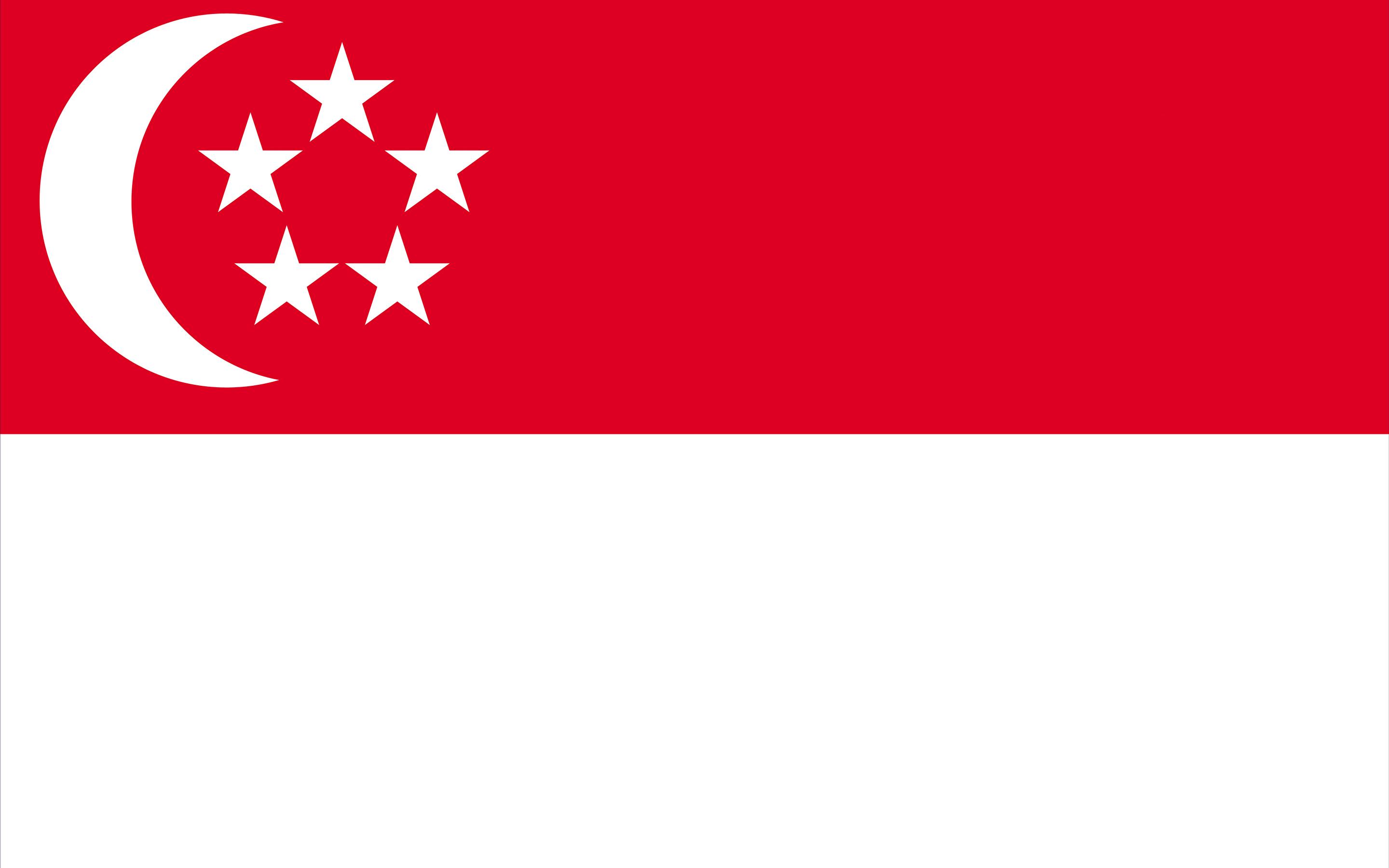 Wallpaper Singapore Flag 2880x1800