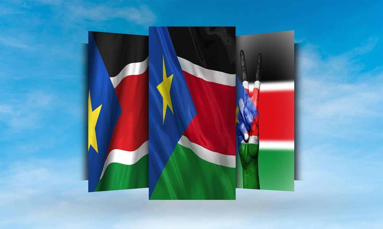 South Sudan Flag Wallpaper for Android