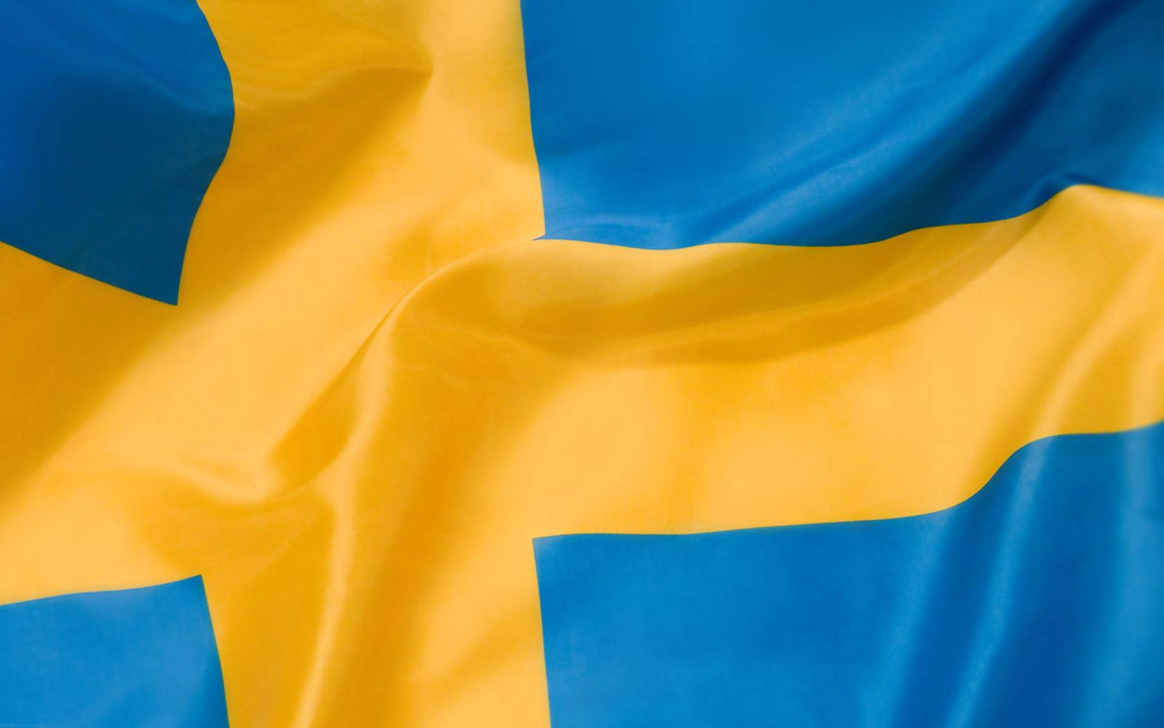 Flag Of Sweden Bakgrund and Bakgrundx1050