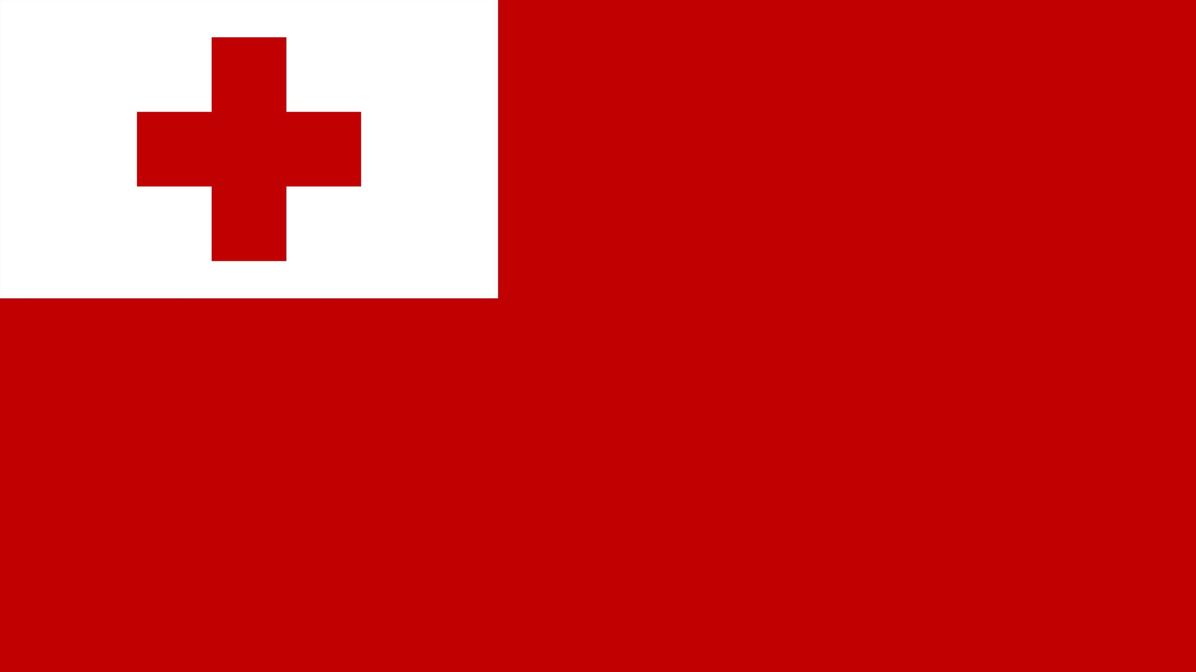 Tonga Flag UHD 4K Wallpaper