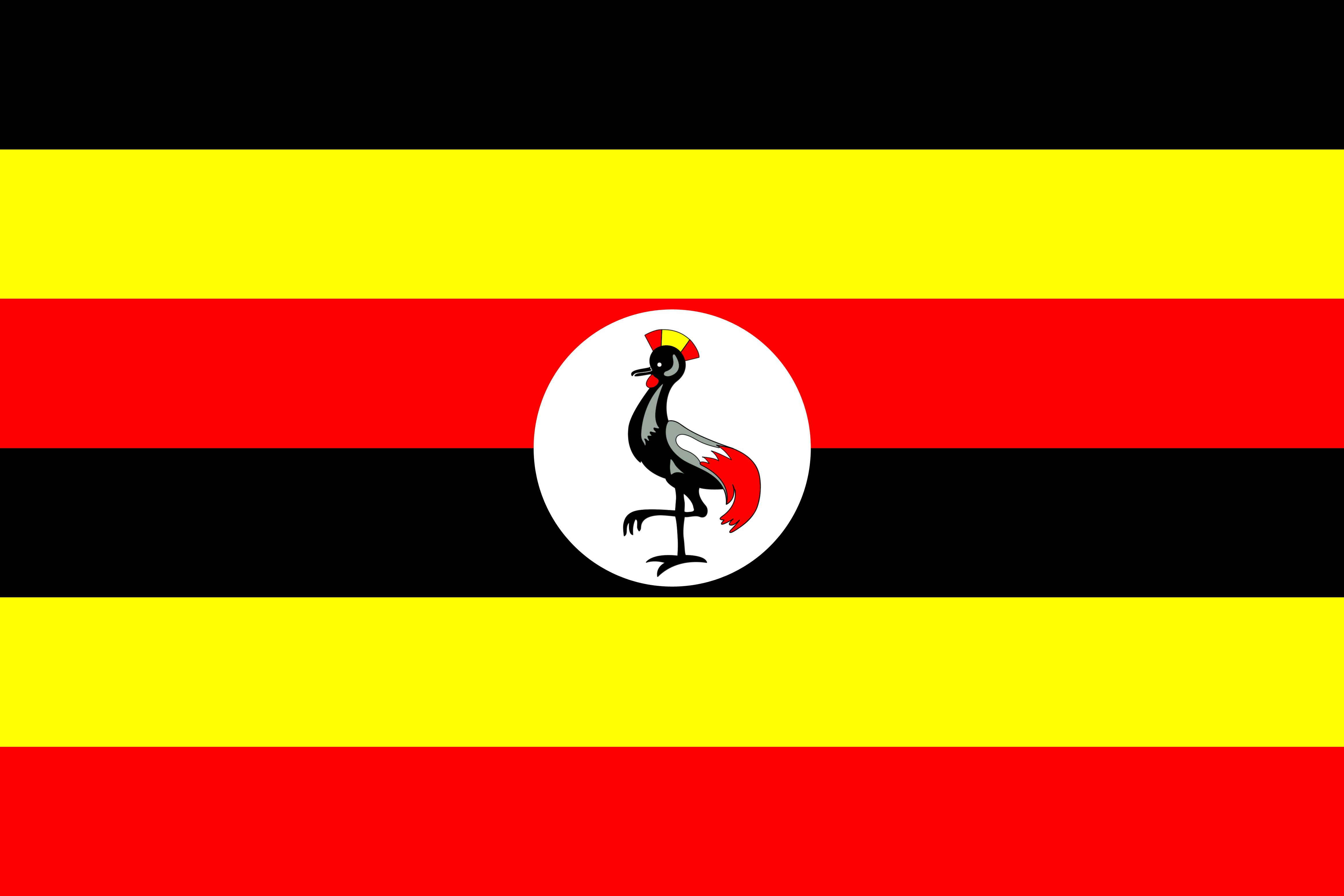 Image Uganda Flag Stripes