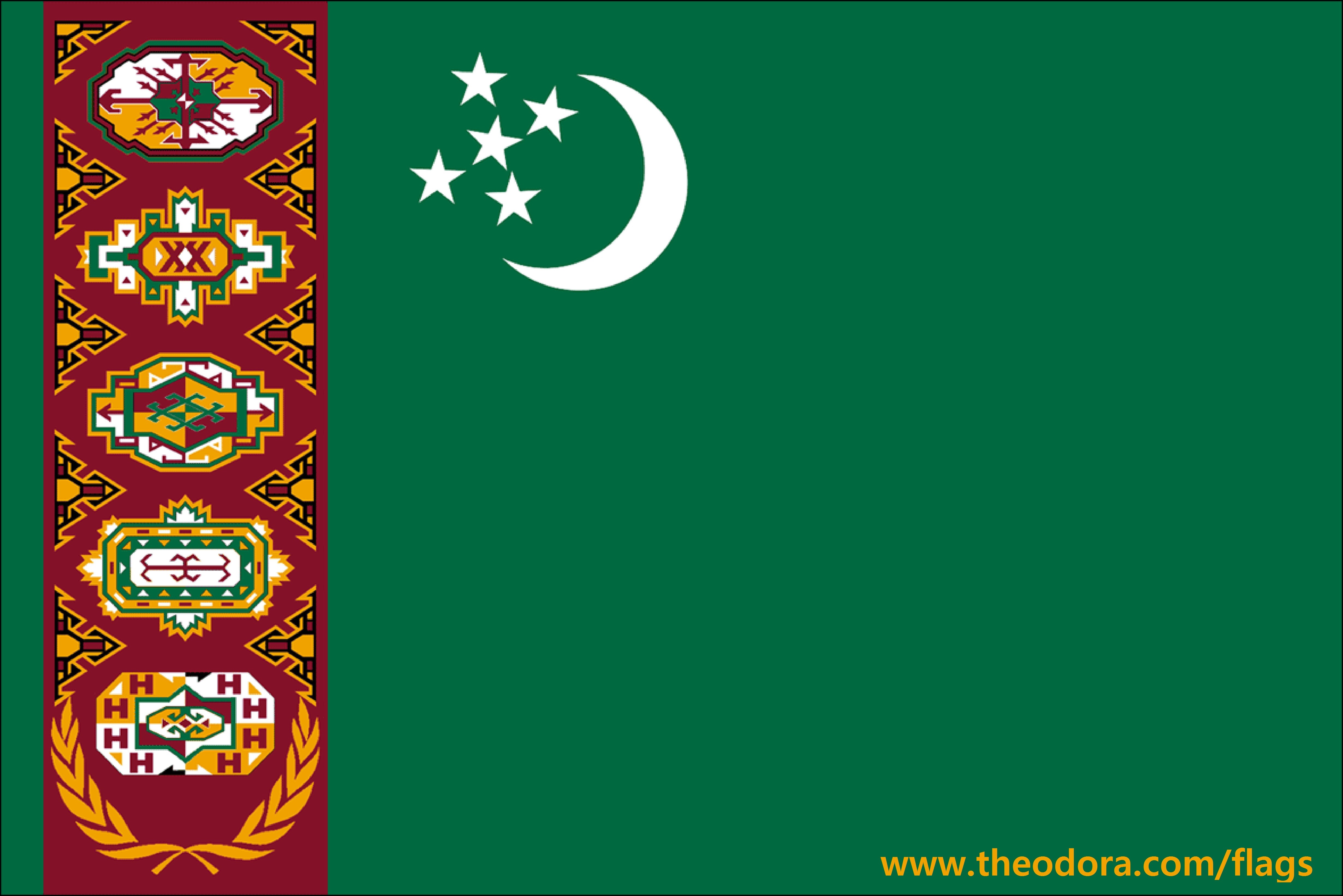 Turkmenistan Flag Wallpapers Wallpaper Cave