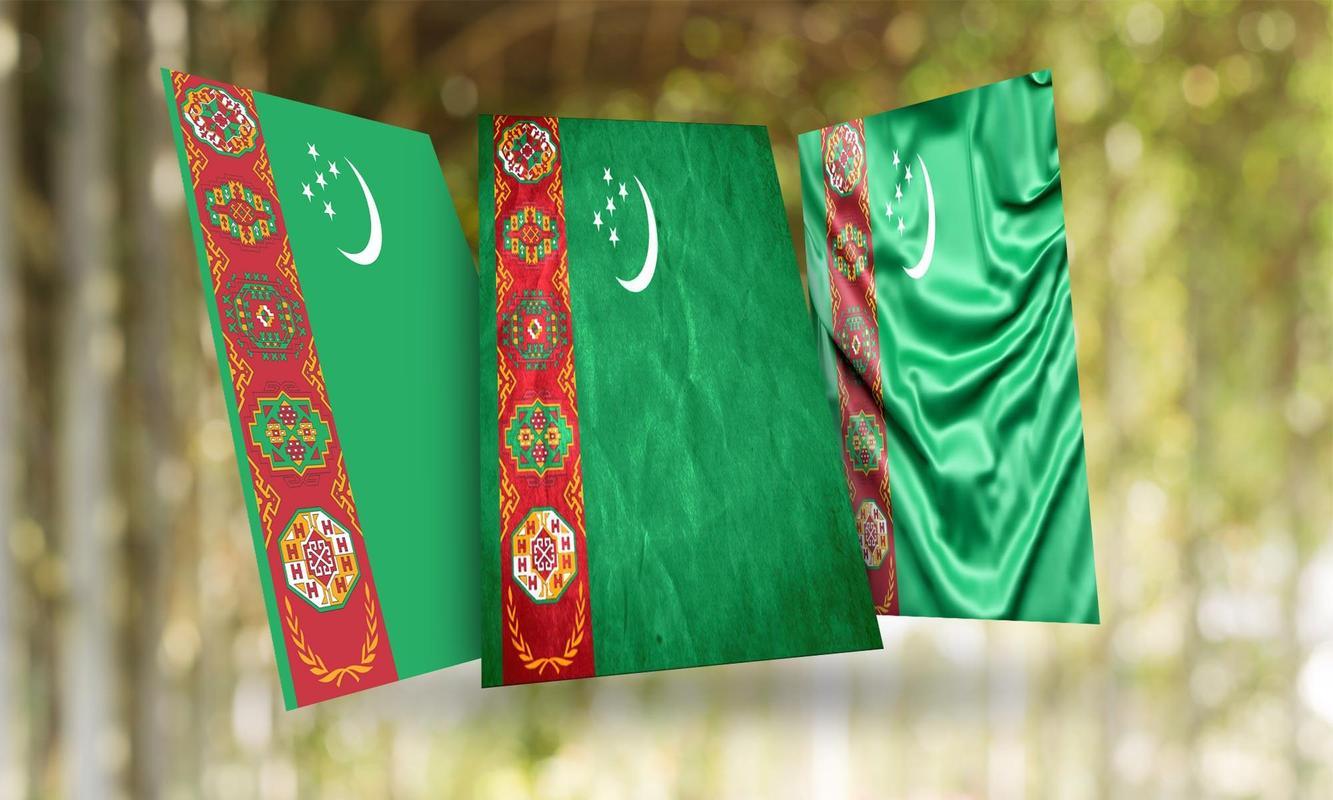 Turkmenistan Flag Wallpaper for Android