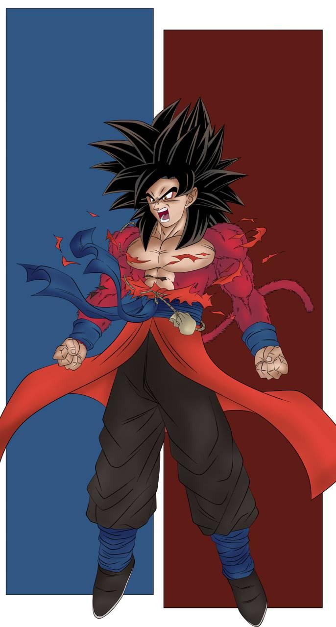 Goku Xeno ssj4 Wallpaper