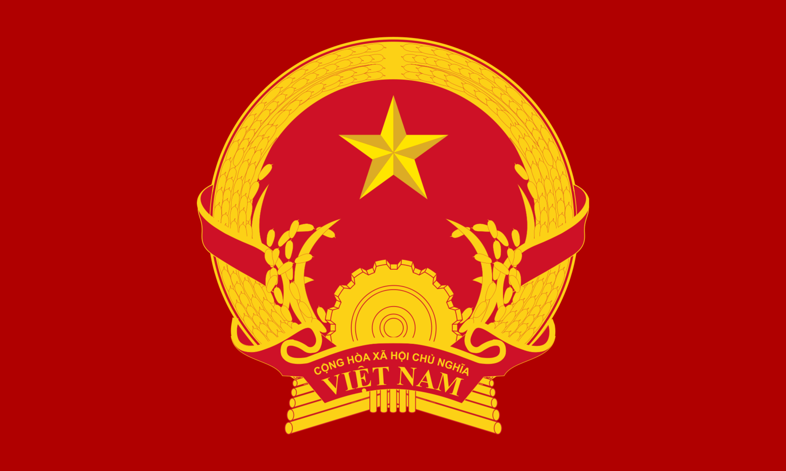 Социалистическая Республика Вьетнам флаг и герб