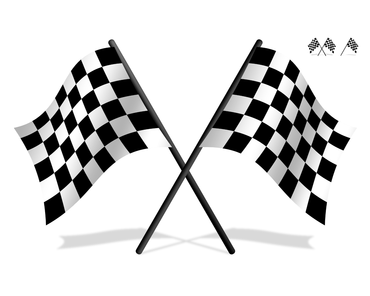 Checkered Drawing Racing Flag Transparent & PNG Clipart Free