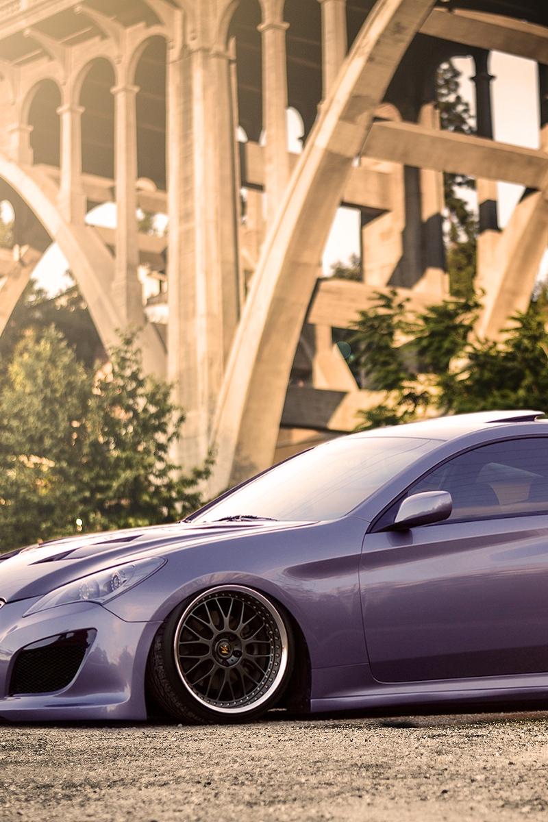 Download Wallpaper 800x1200 Hyundai, Genesis, Coupe Iphone 4s 4