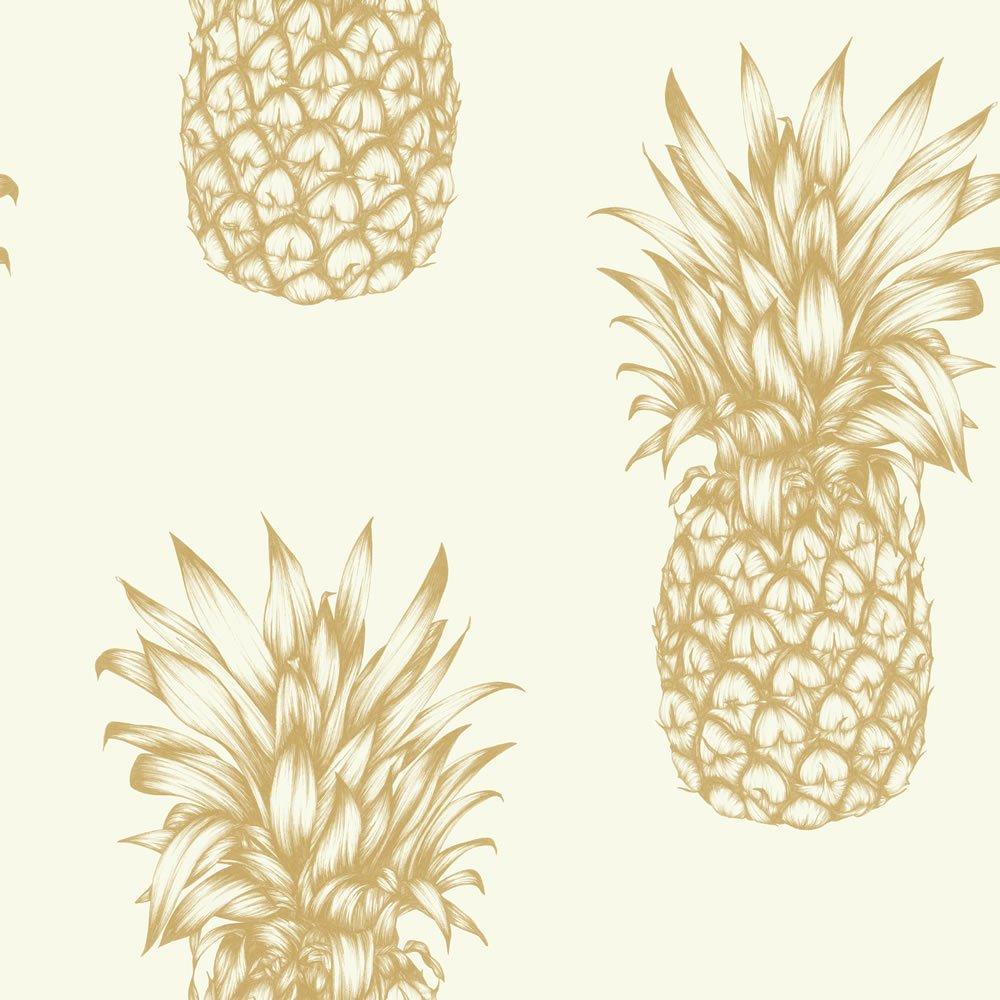 Gold Pineapple Wallpapers Wallpaper Cave