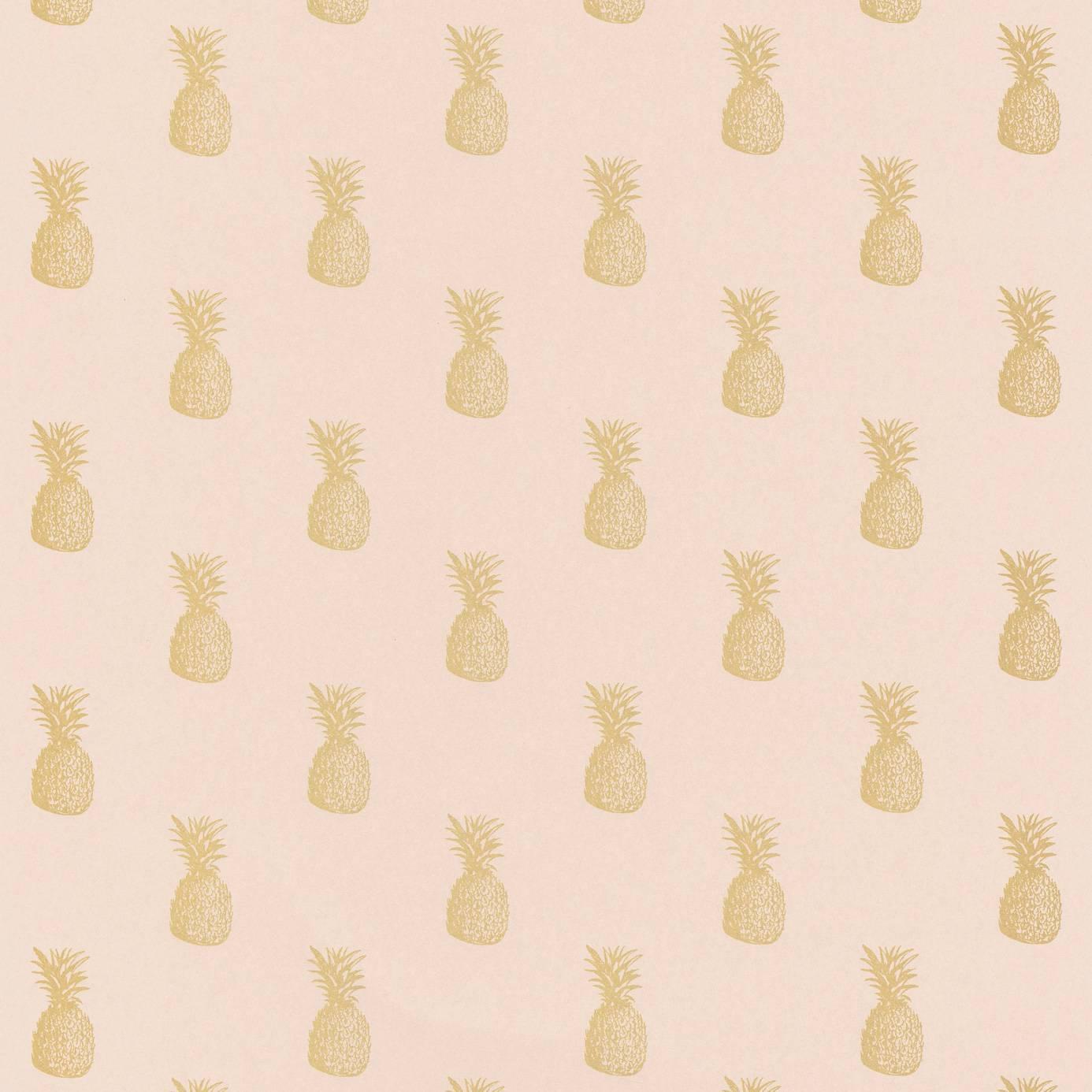 Gold Pineapple Wallpapers Wallpaper Cave