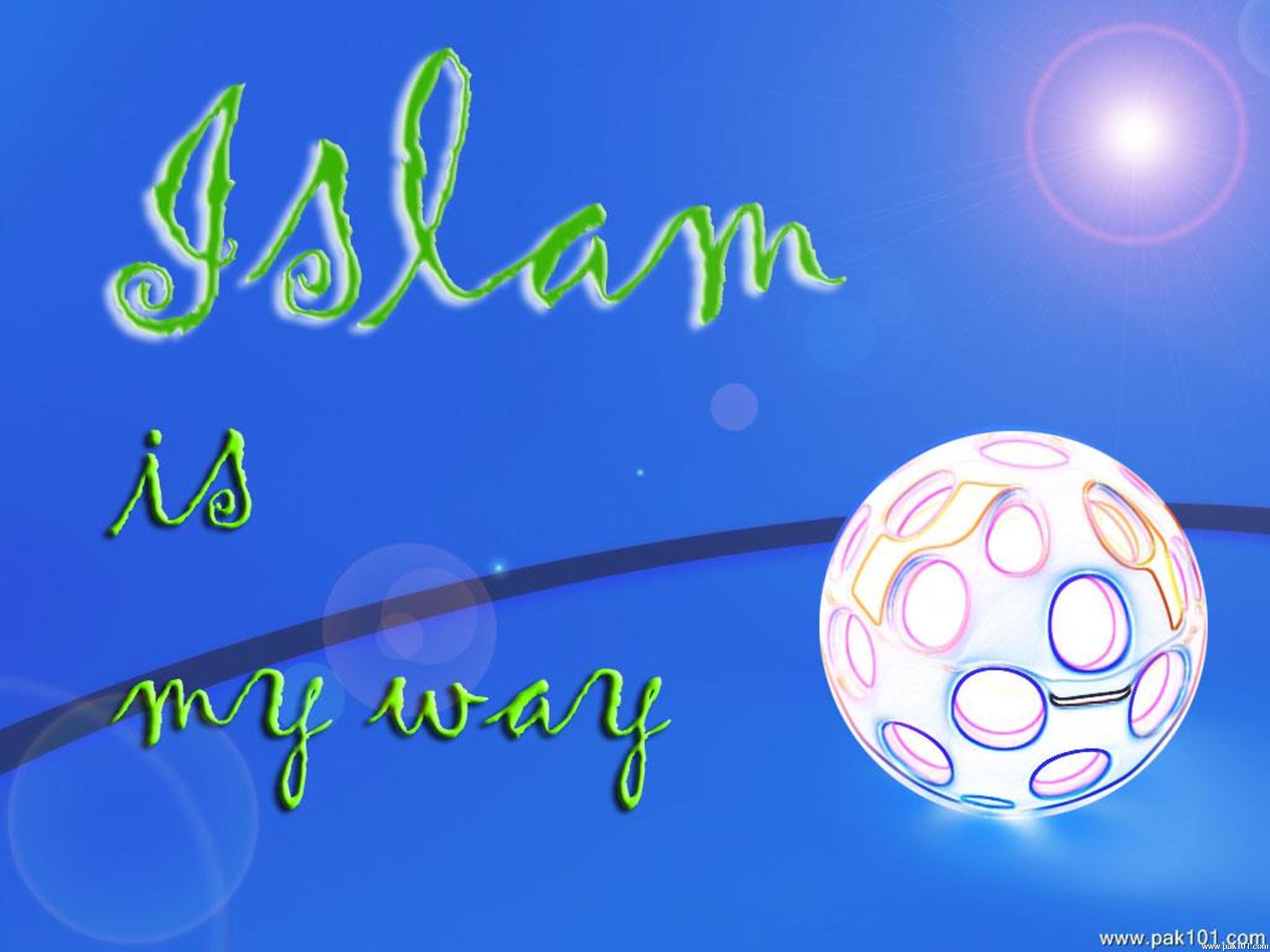 Wallpaper > Islamic > Islam Is My Way high quality! Free download