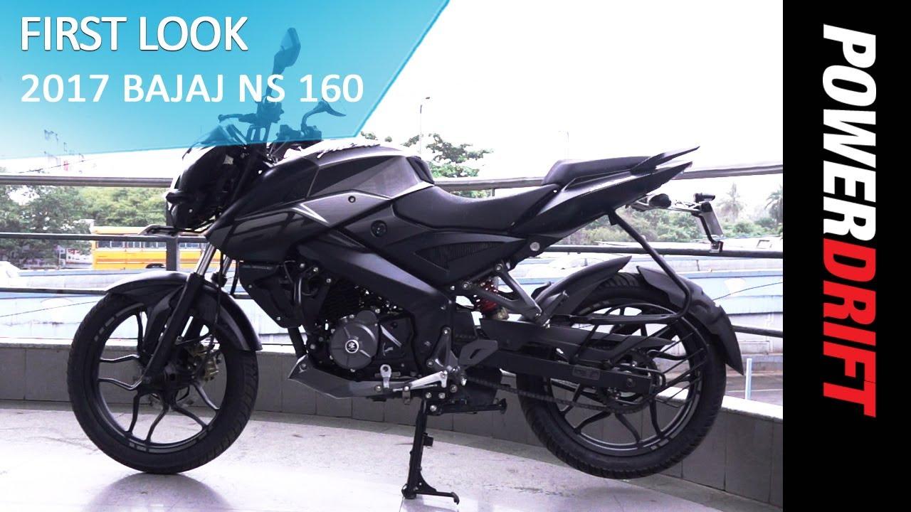 Bajaj Pulsar NS160 (2017), First Look