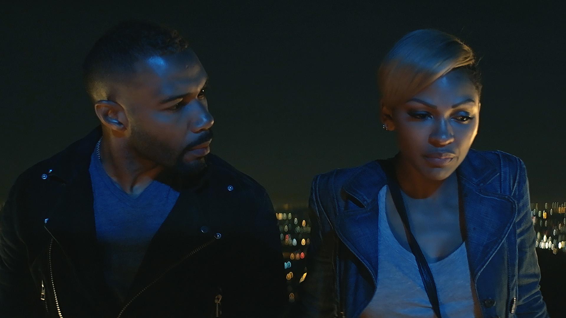 A Boy. A Girl. A Dream': Omari Hardwick Meagan Good Film Set At