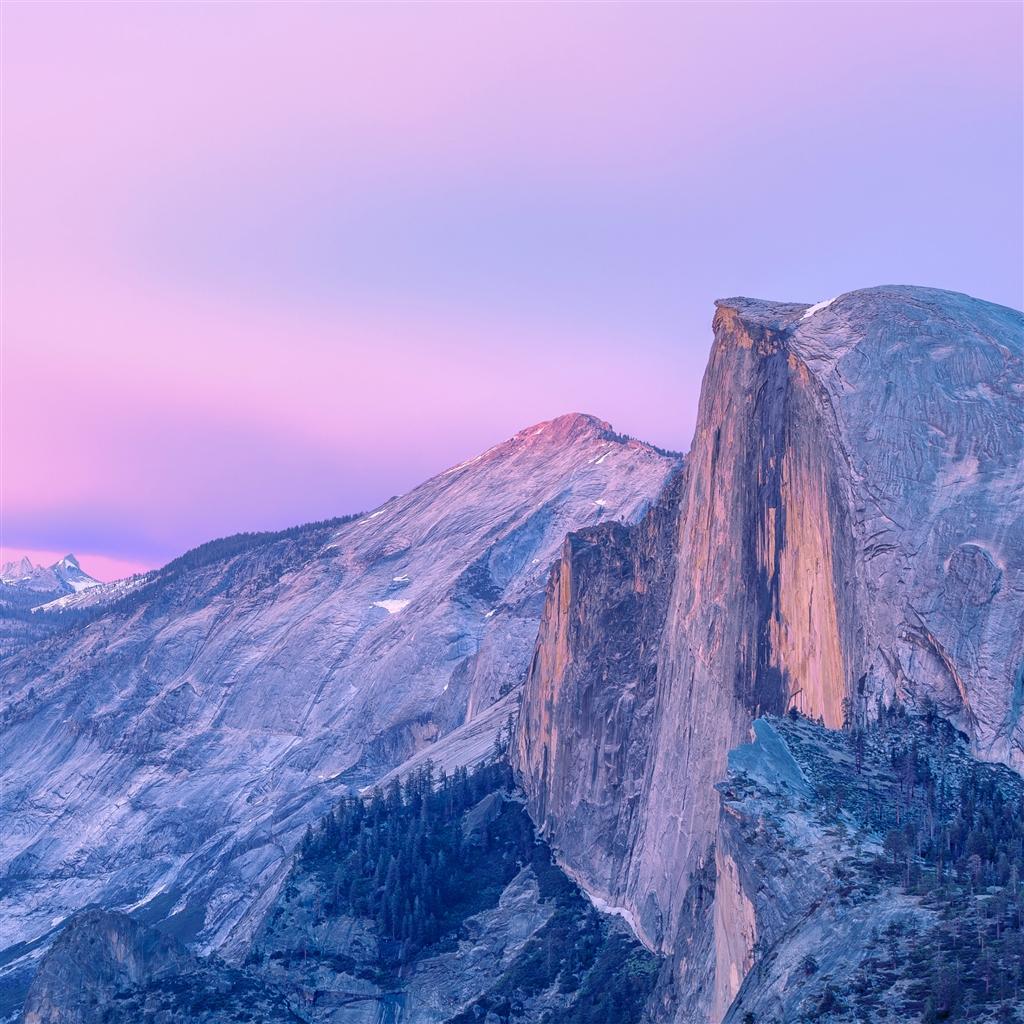Purple Magnificent Mountains Landscape iPad Air Wallpaper Download