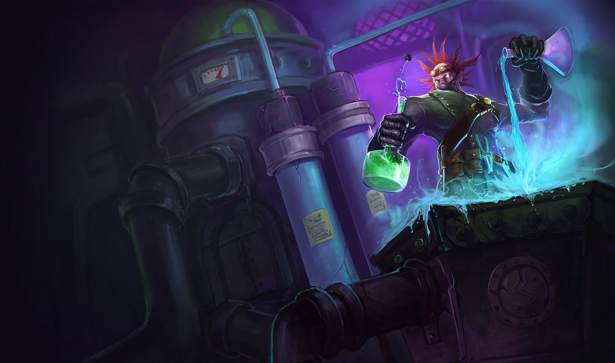 League Of Legends Mad Scientist Singed Wallpap Wallpaper