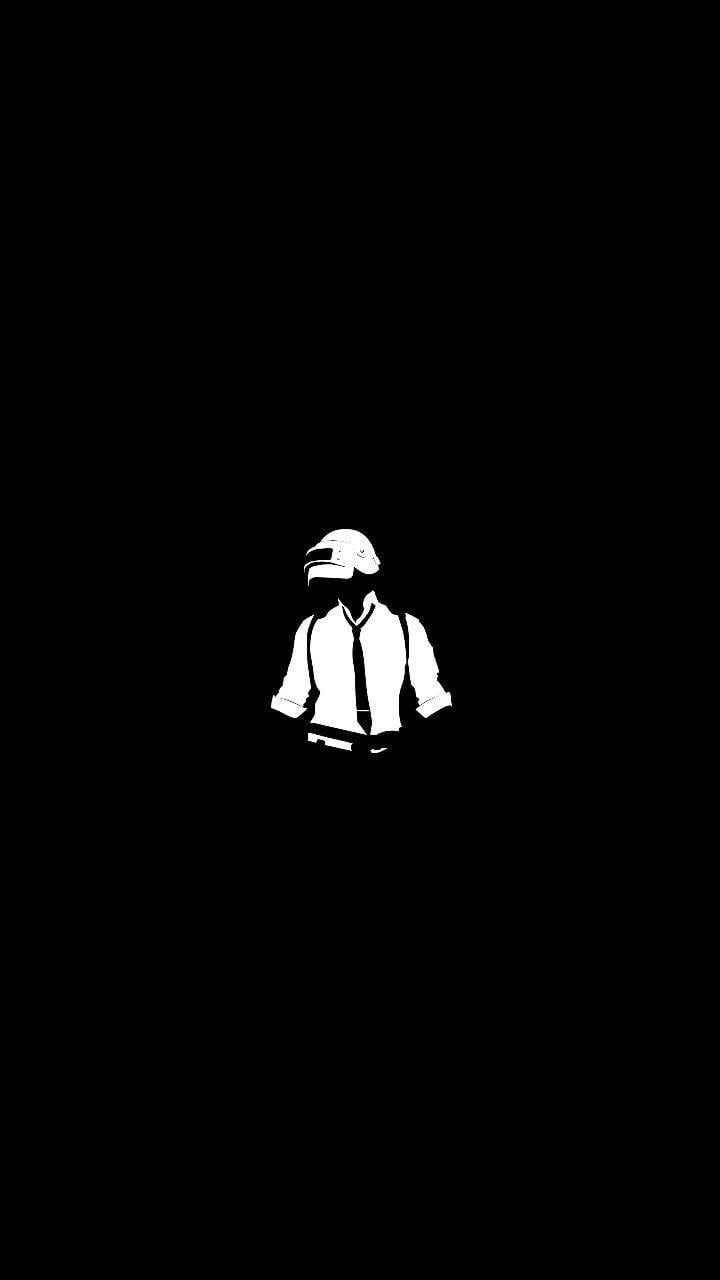 PUBG Black N White. Only wall.. .. White wallpaper, Black wallpaper