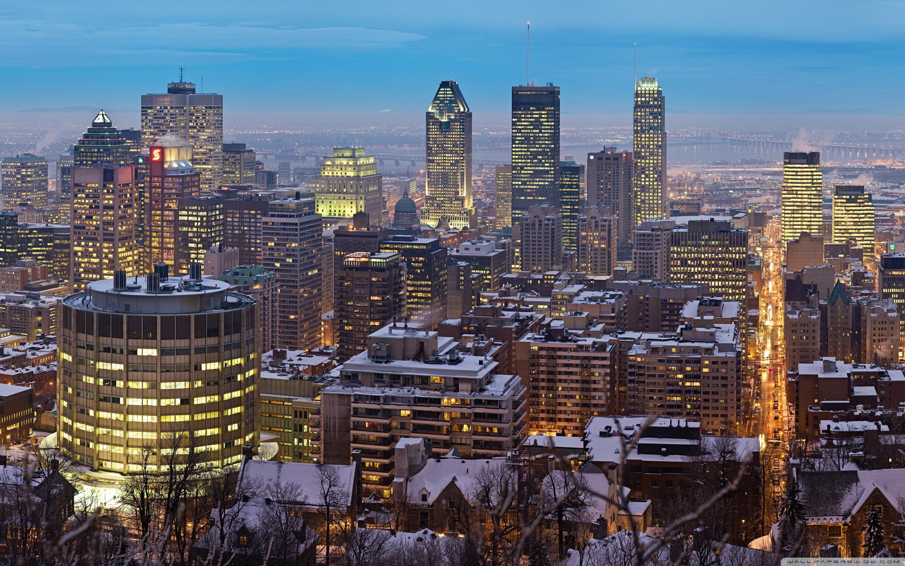 Montreal Skyscrapers ❤ 4K HD Desktop Wallpaper for 4K Ultra HD TV