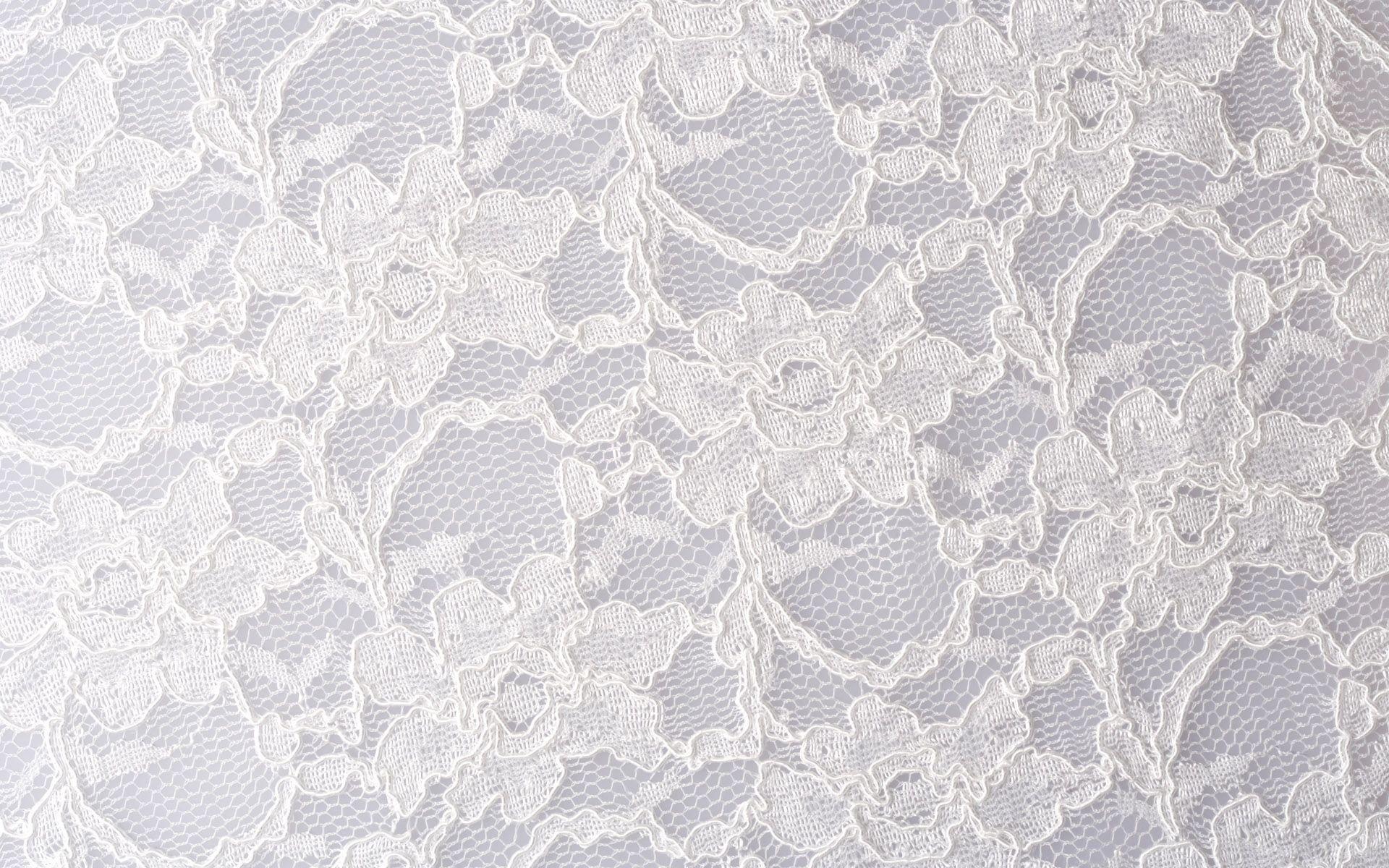 White Lace Wallpaper