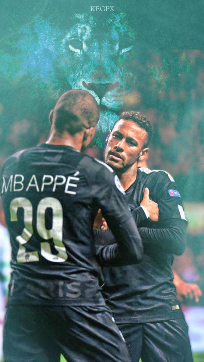 Kylian Mbappe, Neymar Jr Mobile Wallpaper