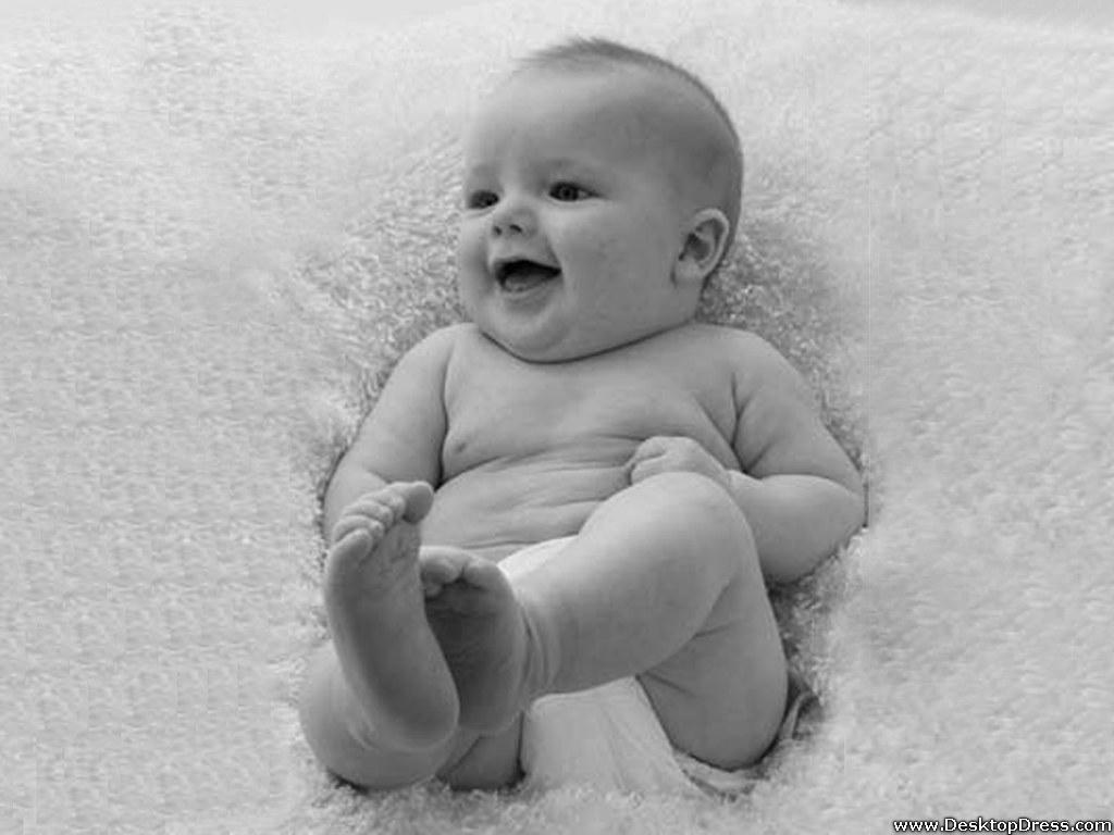 Desktop Wallpaper Babies Background Cute and Cuddly Baby Laughing