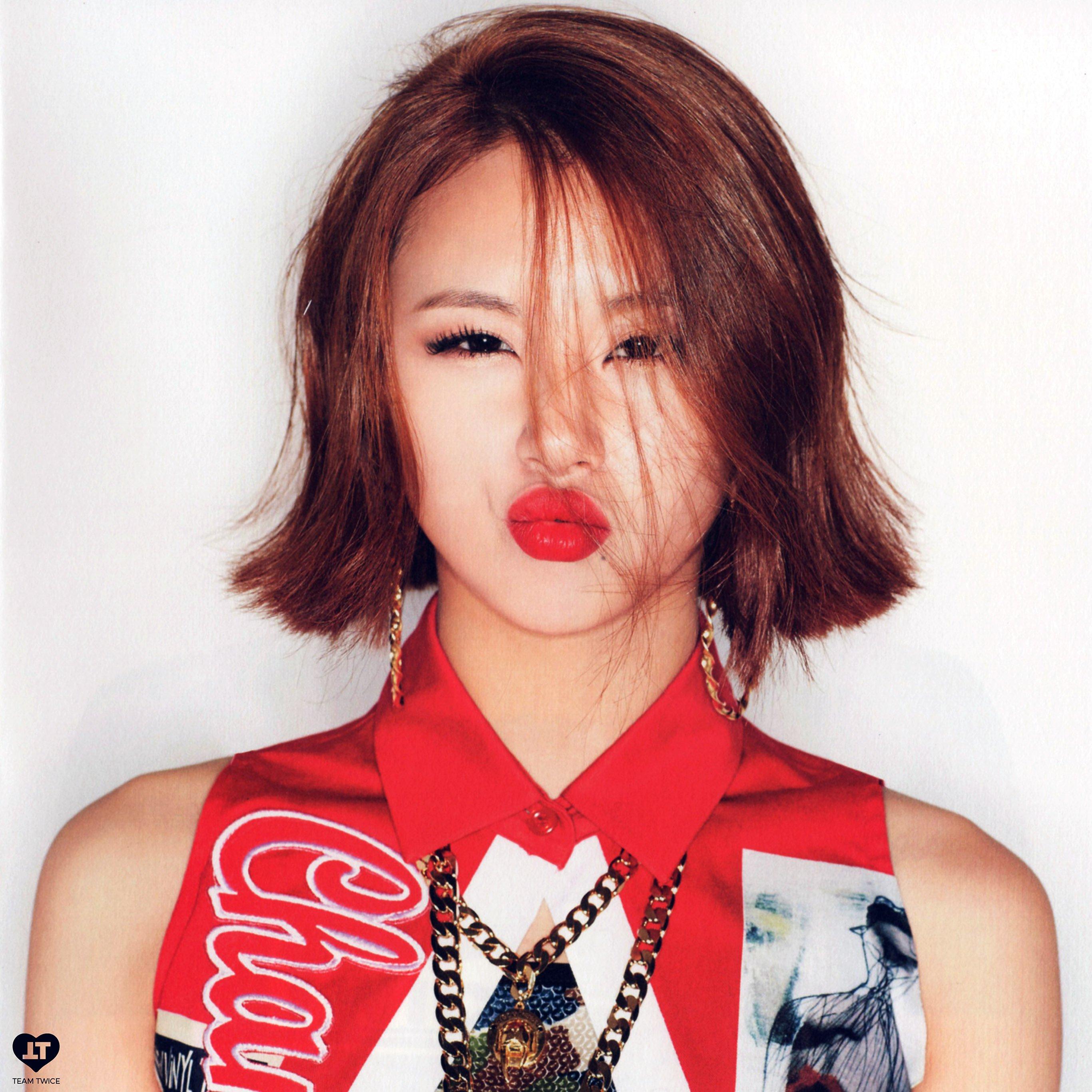 Twice Chaeyoung Red Cute Girl Music Wallpaper