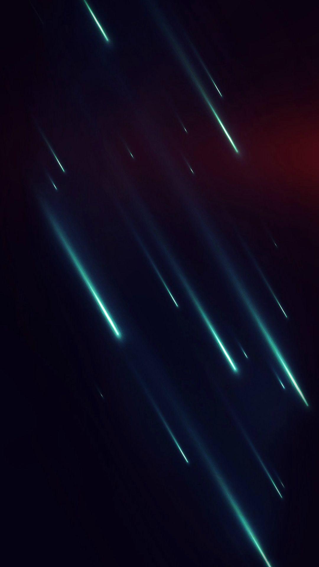 Meteor Graphic Blue Flare Dark Digital Art Pattern #iPhone #plus