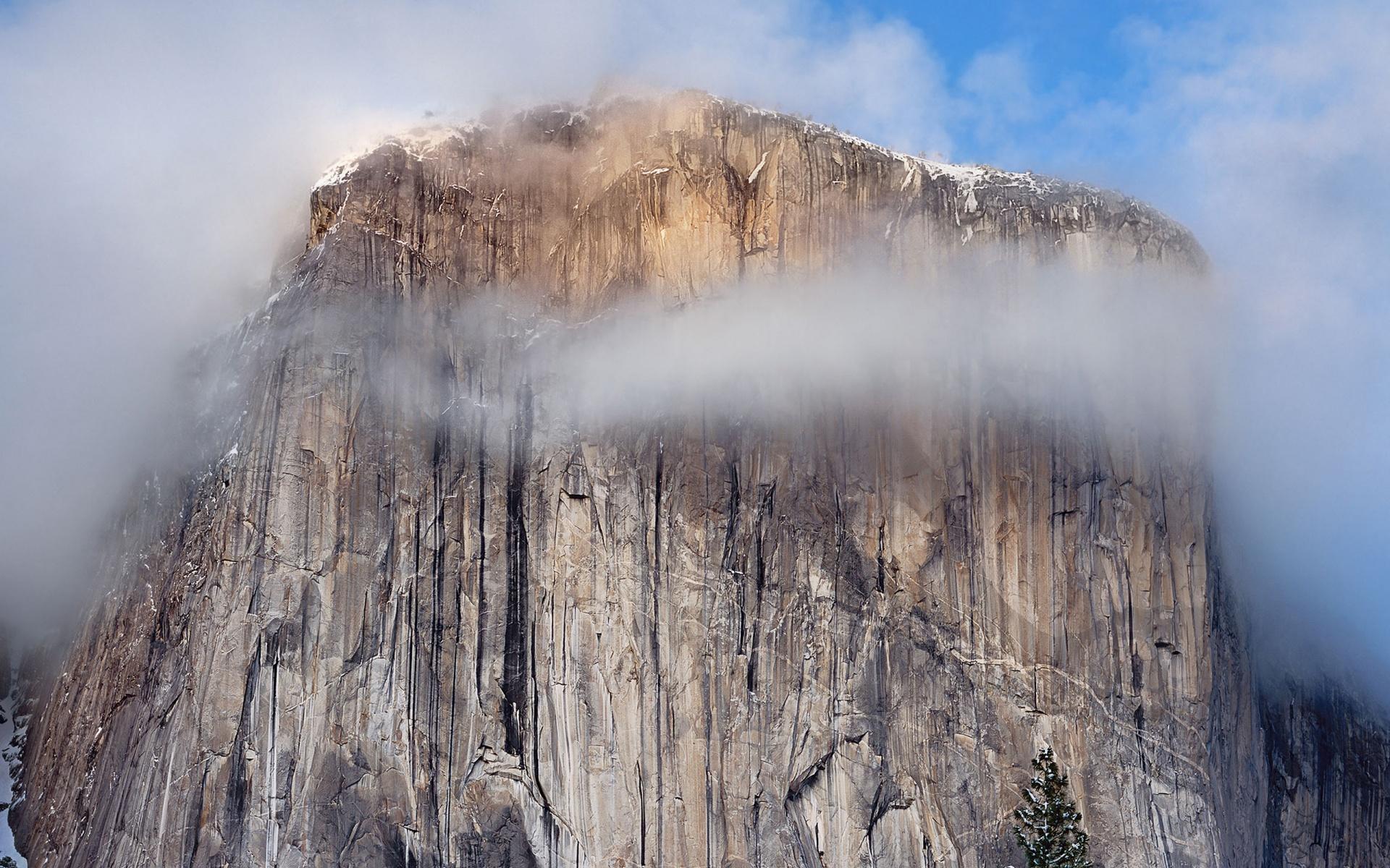 Yosemite Cliff Wallpaper in jpg format for free download