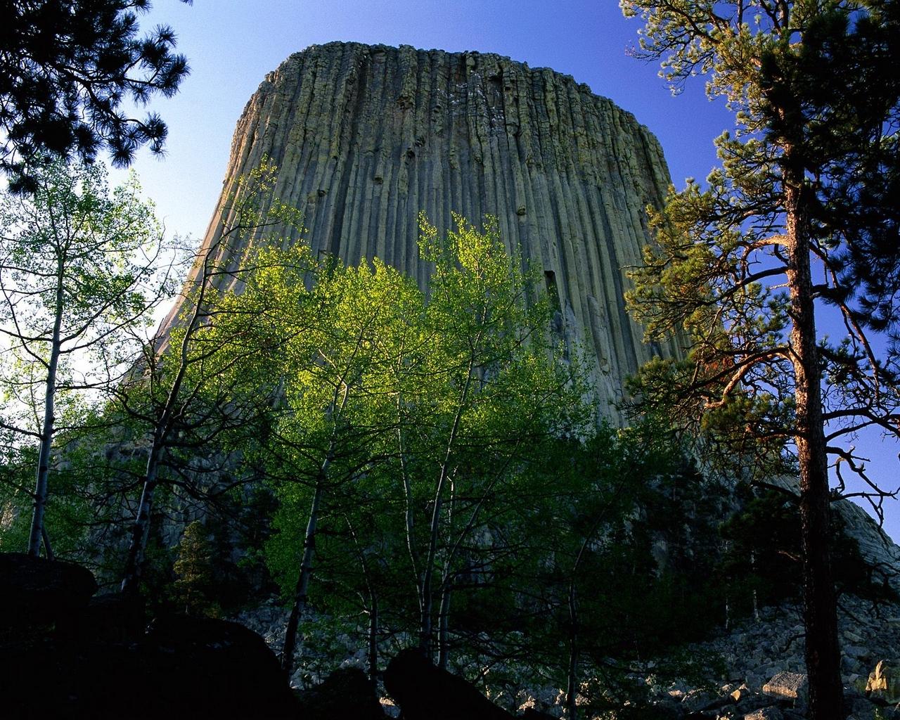 Download wallpaper 1280x1024 devils tower national monument, wyoming