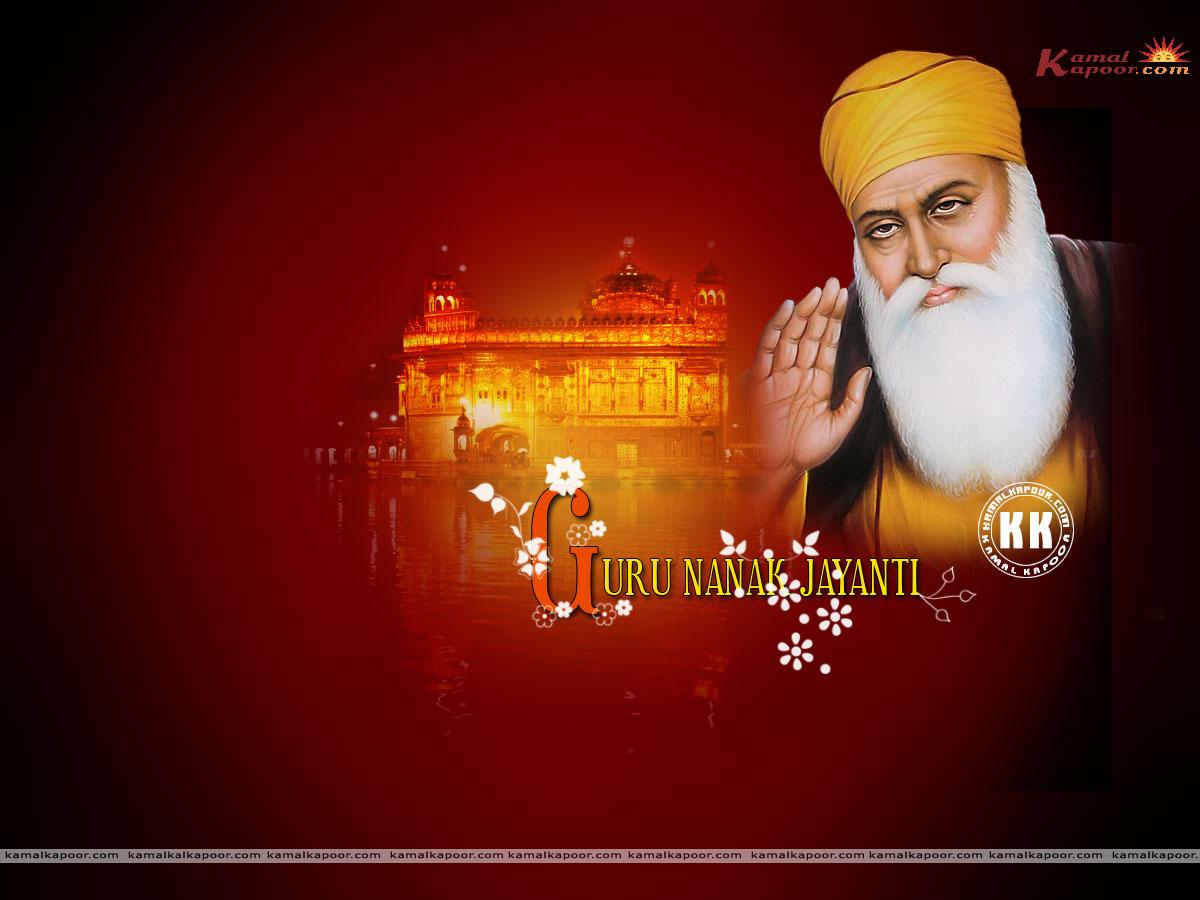 new Guru Nanak Jayanti Wallpaper, Spiritual Sri Guru Nanak Dev Ji