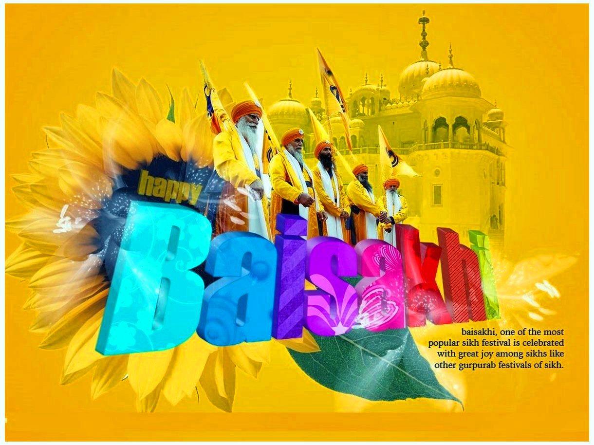 Happy Baisakhi (Vaisakhi ) A Punjabi festival Best Wishes HD