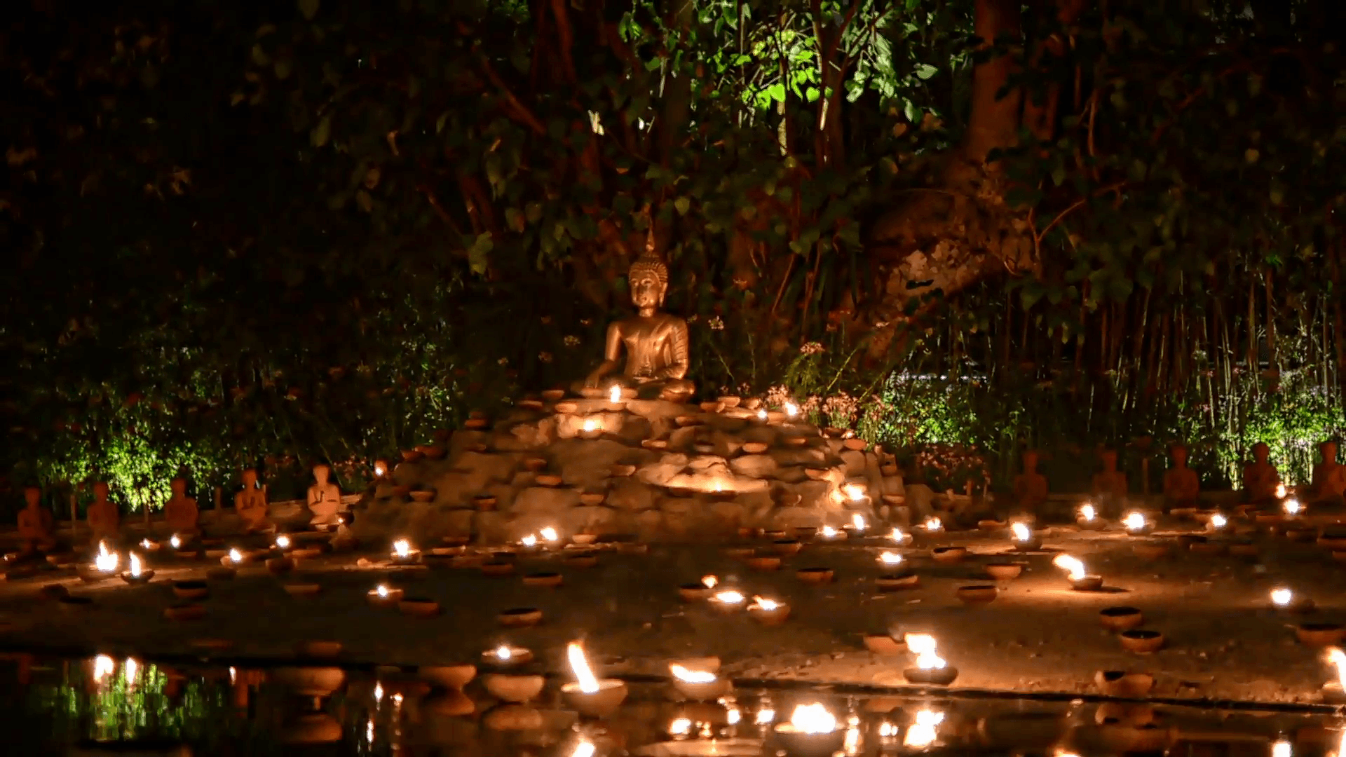Chiang Mai, Thailand February 2016. Magha puja day. Buddha
