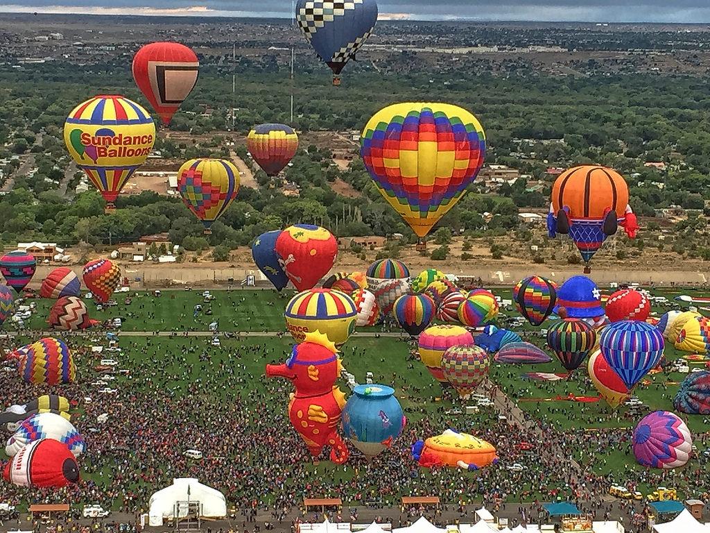 Albuquerque International Balloon Fiesta 2015. Took a ballo