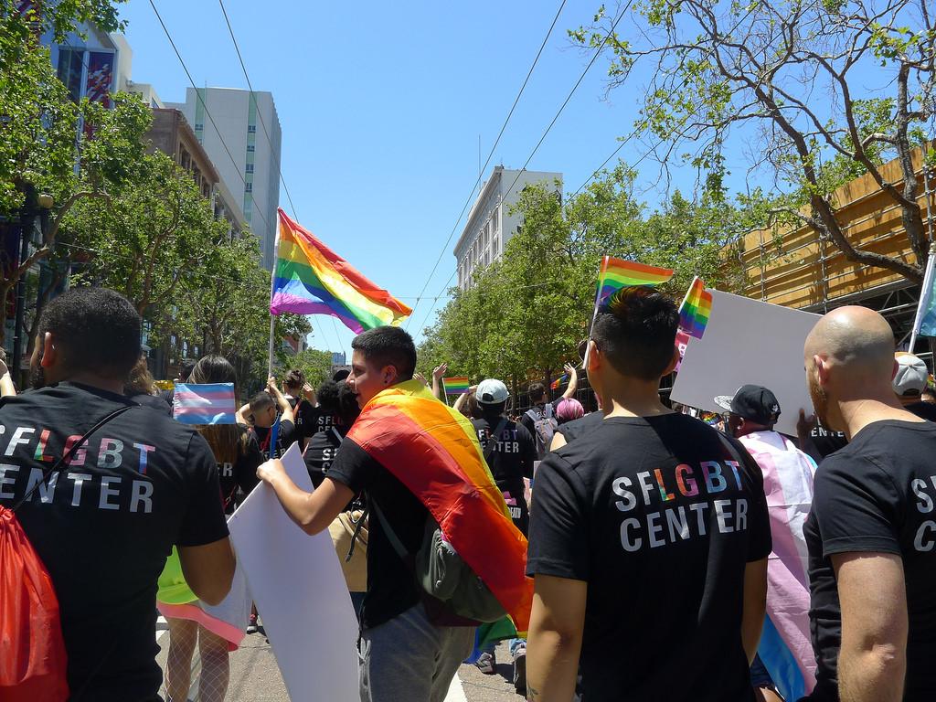 SF Pride Parade 2018. San Francisco LGBT Center